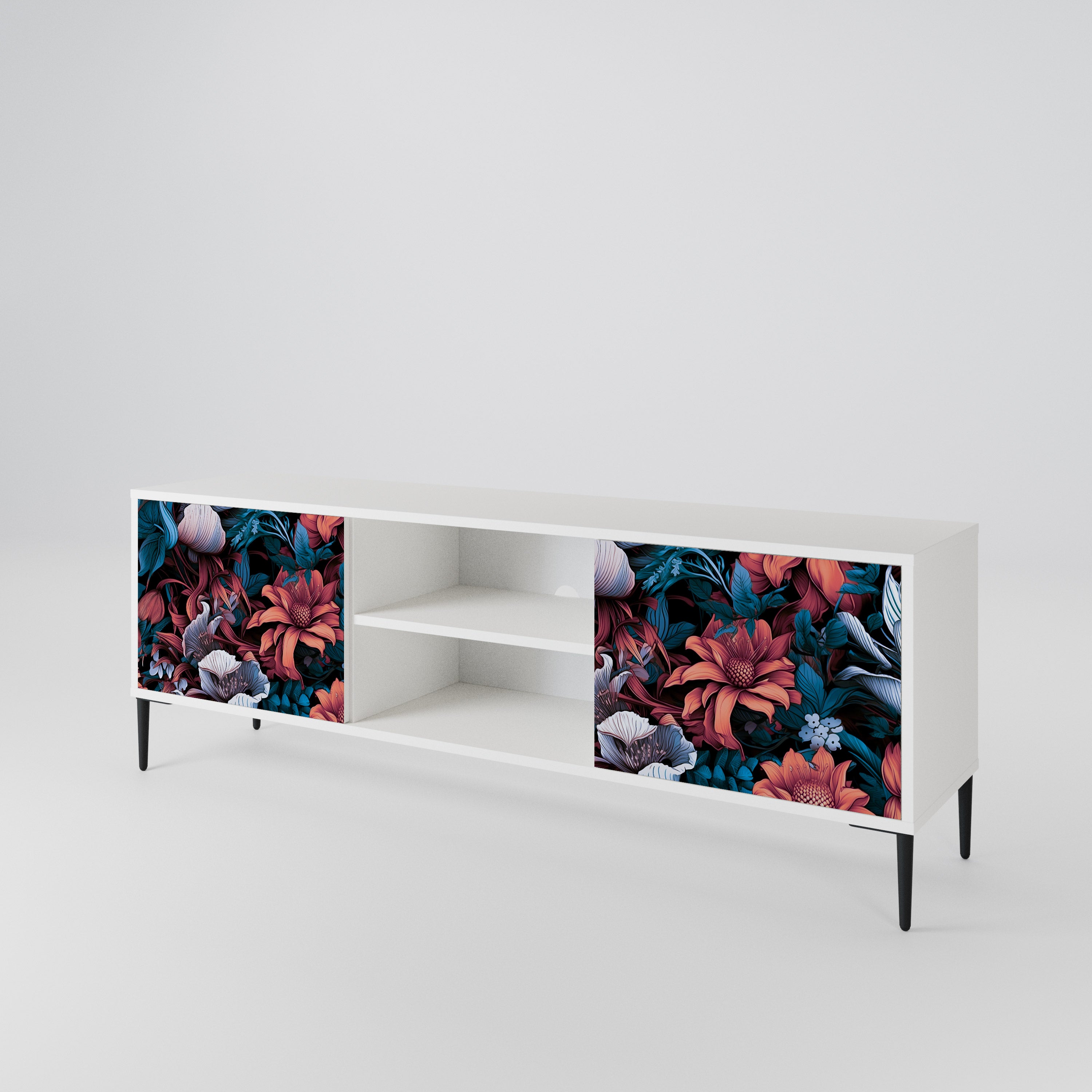 ETHEREAL BLOSSOMS 2-Door TV Cabinet