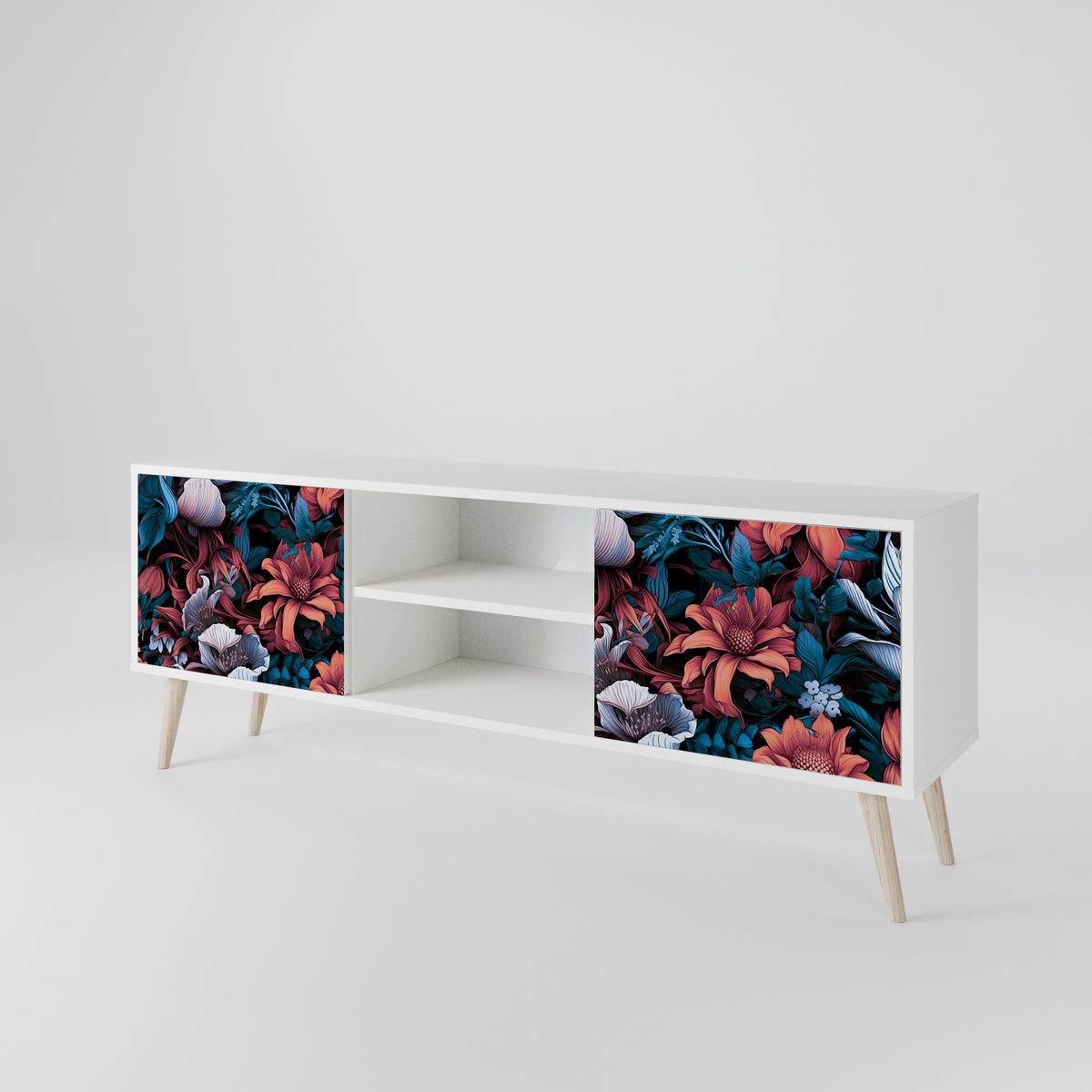 ETHEREAL BLOSSOMS 2-Door TV Cabinet