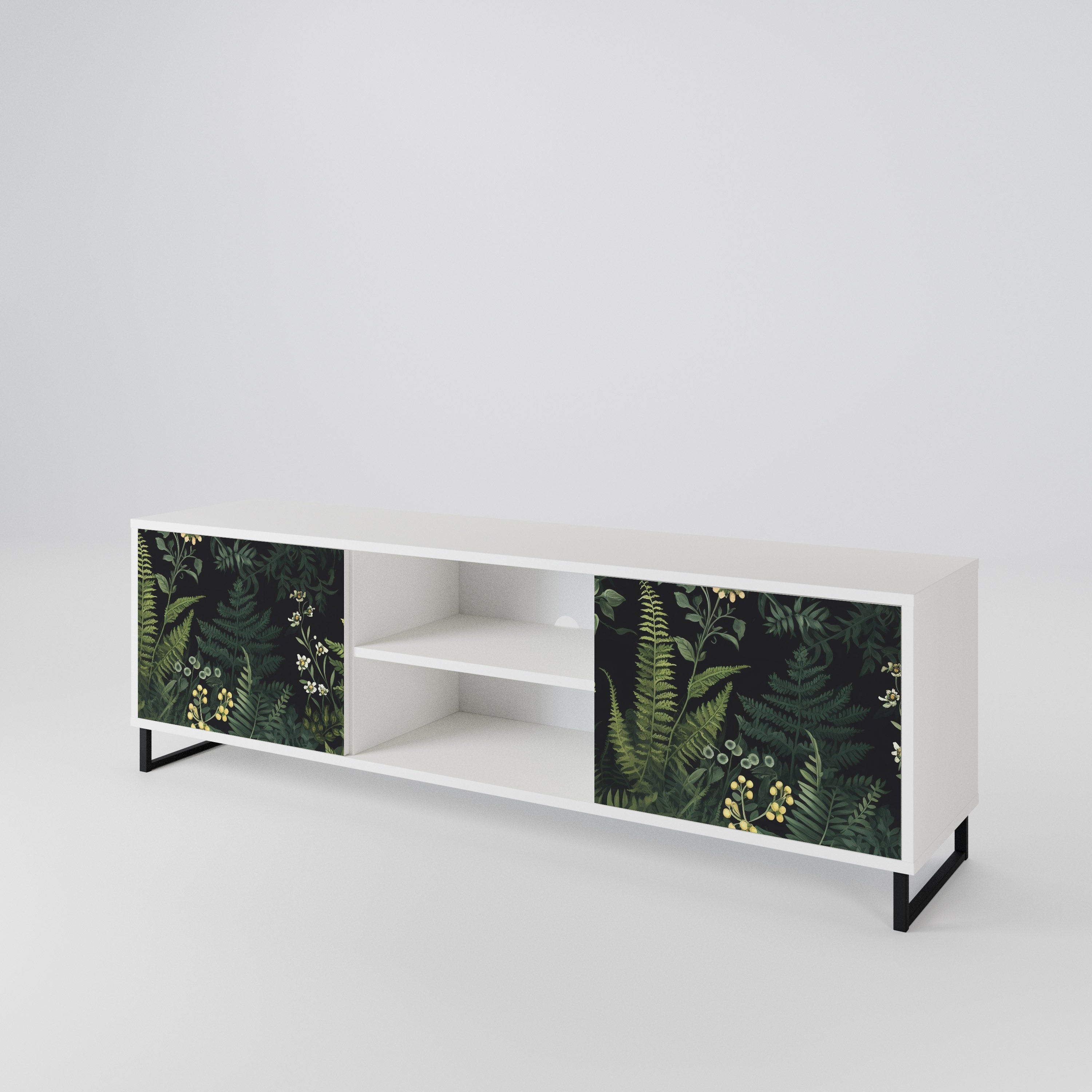 FERN FLOWERS 2-Door TV Cabinet