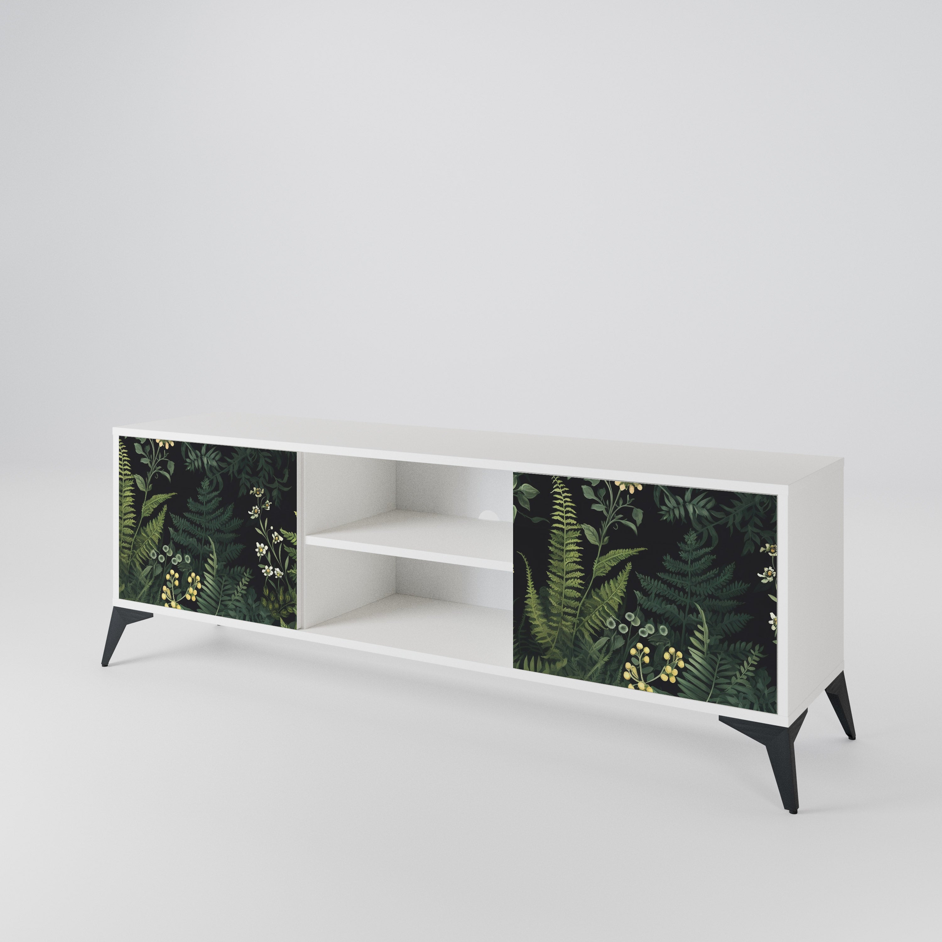 FERN FLOWERS 2-Door TV Cabinet