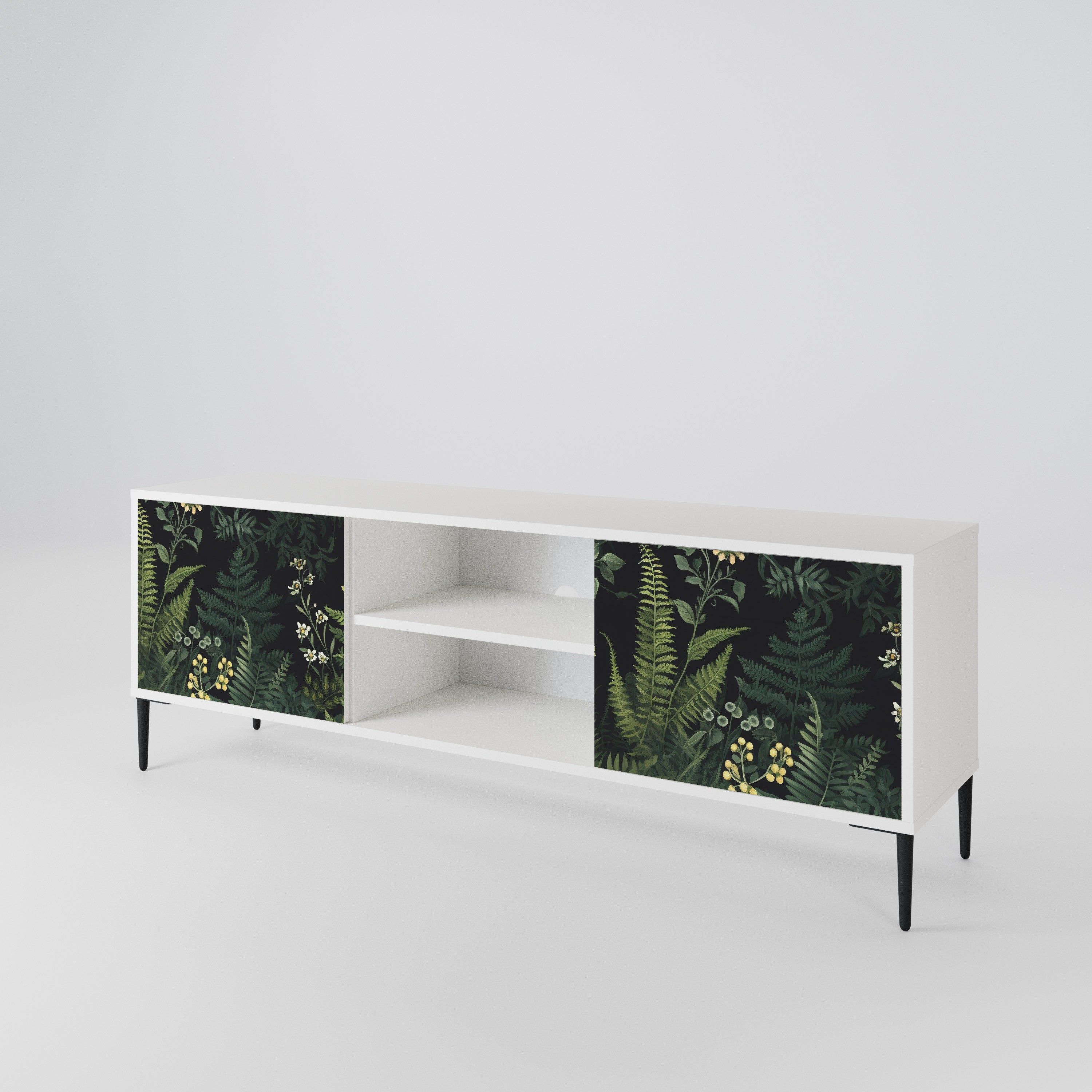 FERN FLOWERS 2-Door TV Cabinet