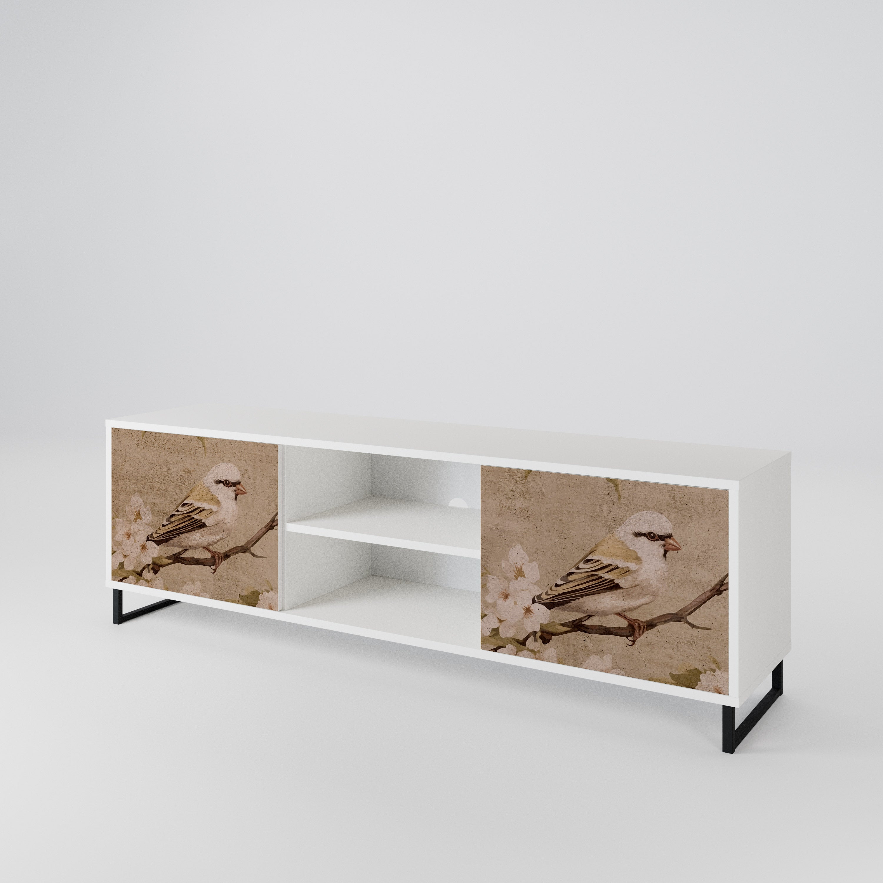 PETAL DISTINGUISH 2-Door TV Cabinet