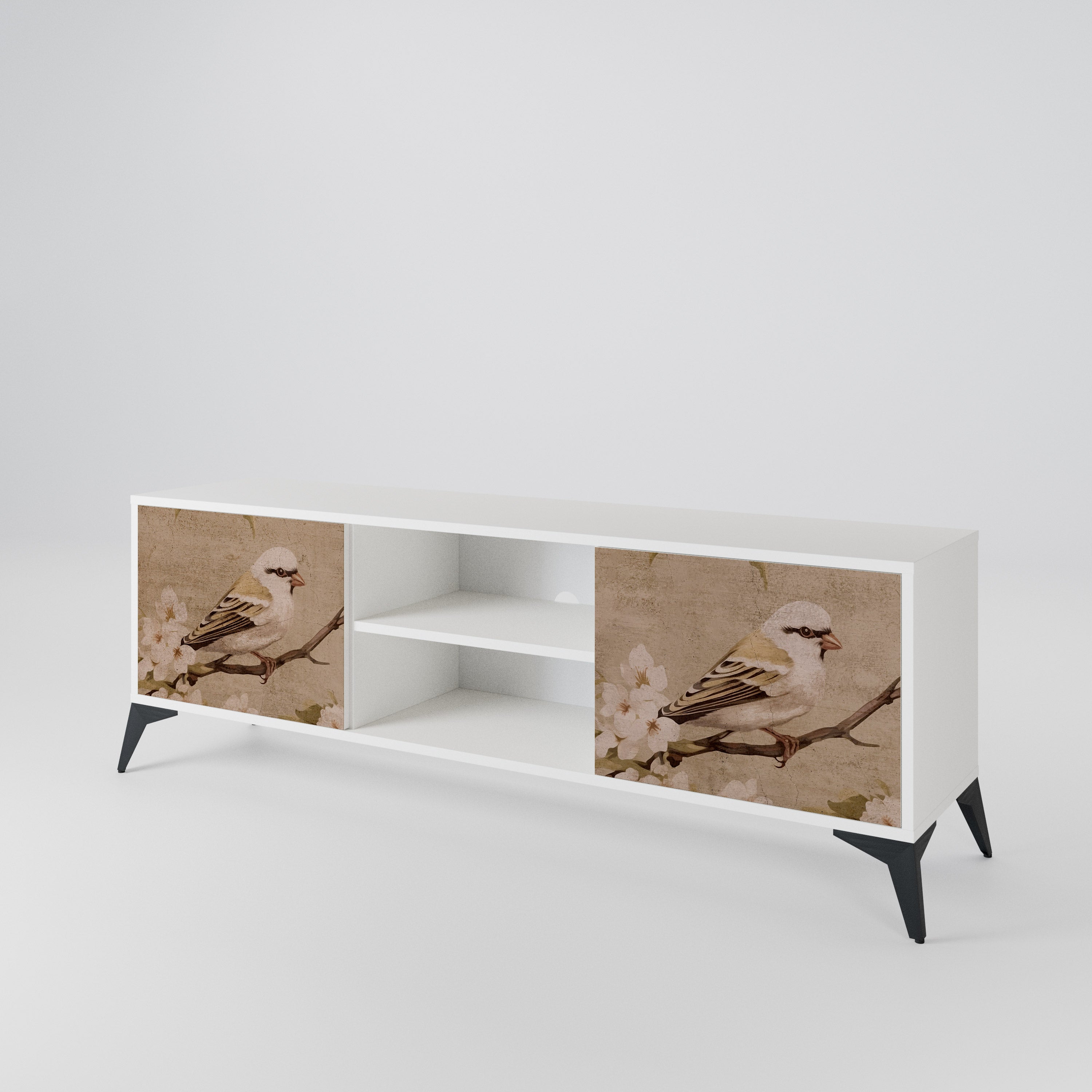 PETAL DISTINGUISH 2-Door TV Cabinet