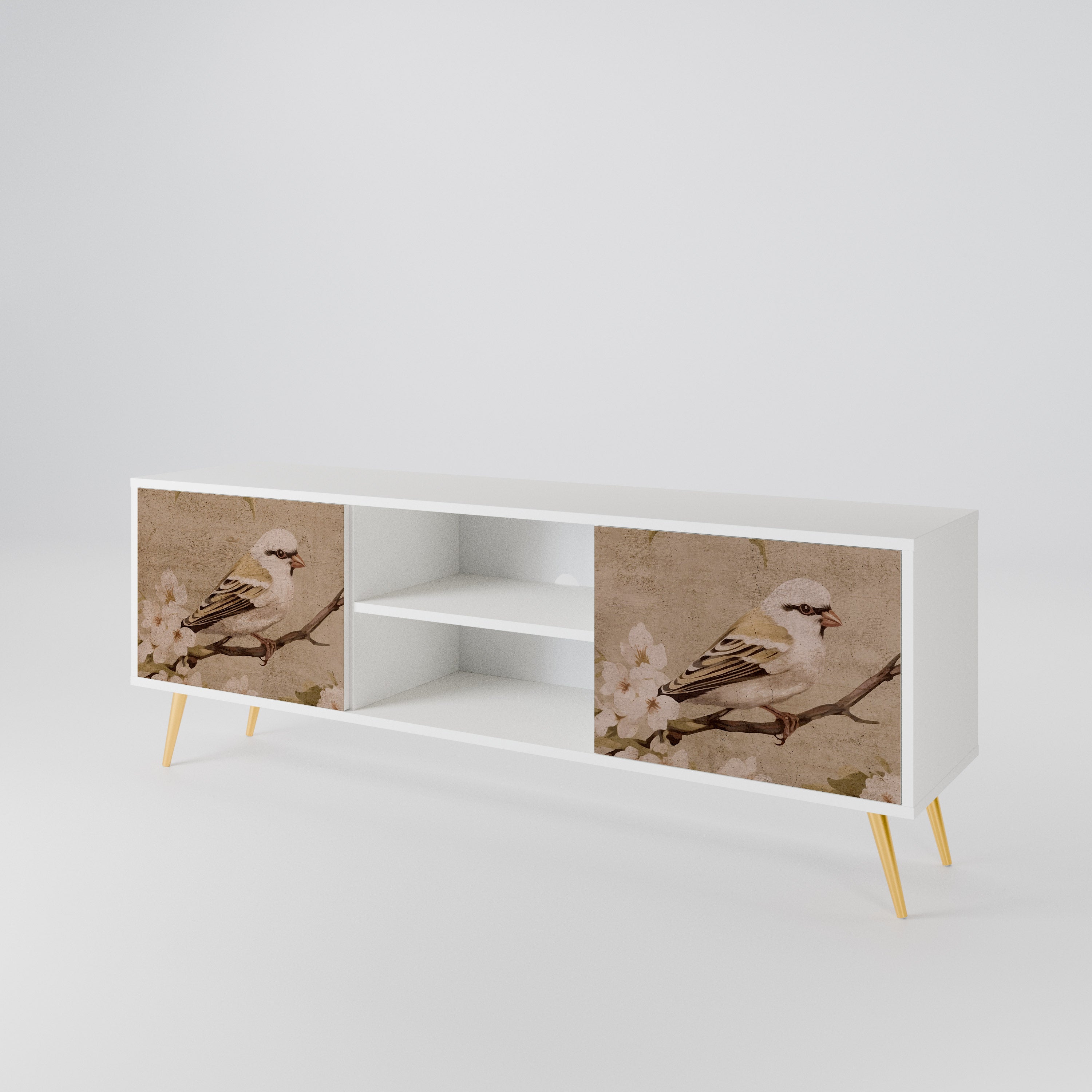 PETAL DISTINGUISH 2-Door TV Cabinet
