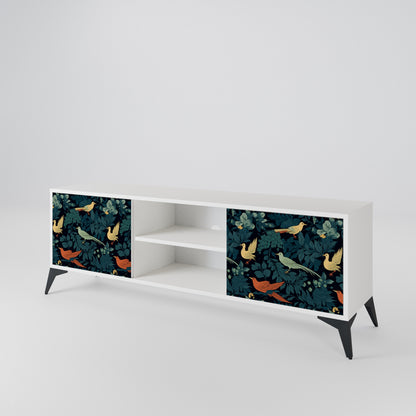 FOWL ORNAMENT 2-Door TV Cabinet