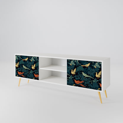 FOWL ORNAMENT 2-Door TV Cabinet