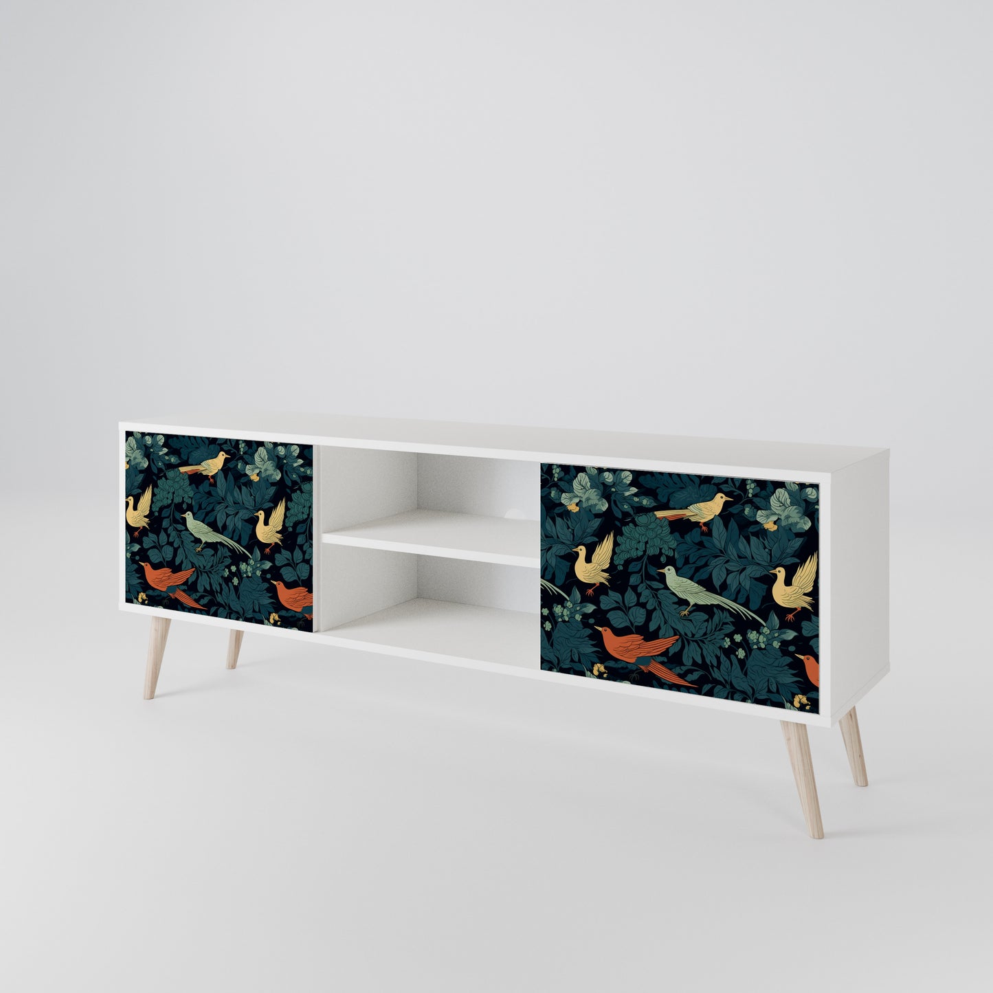 FOWL ORNAMENT 2-Door TV Cabinet
