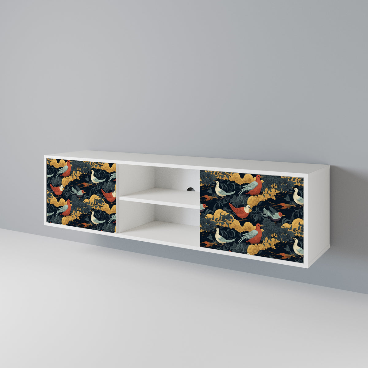 FOWLY DAZE 2-Door TV Cabinet