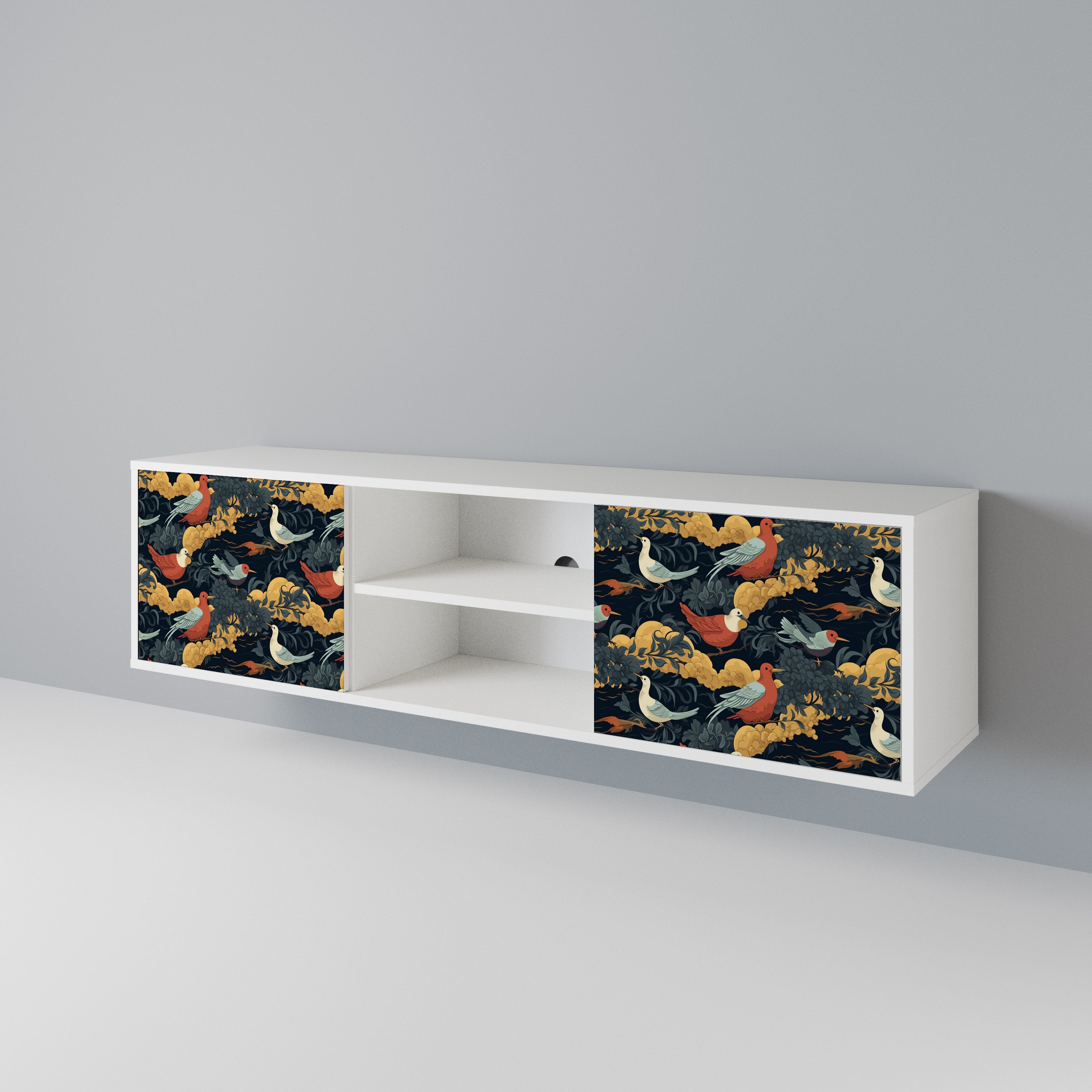 FOWLY DAZE 2-Door TV Cabinet