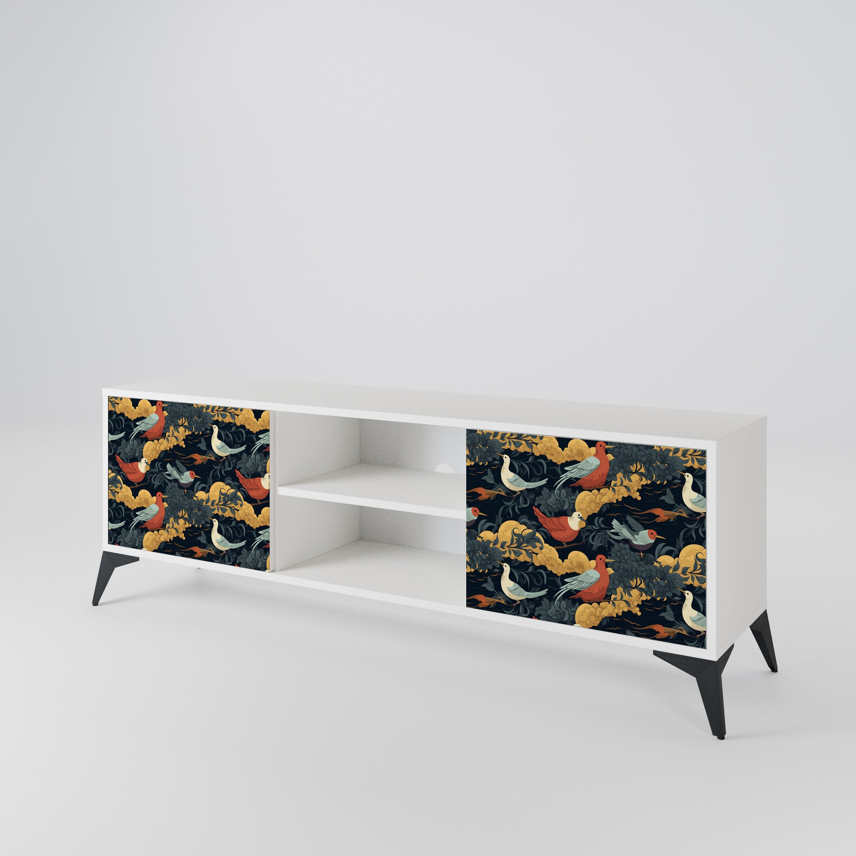 FOWLY DAZE 2-Door TV Cabinet