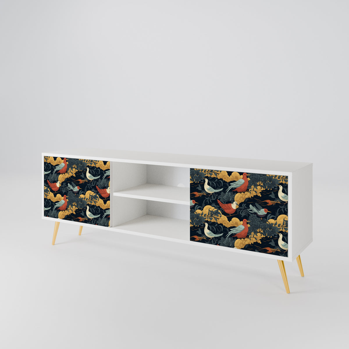 FOWLY DAZE 2-Door TV Cabinet