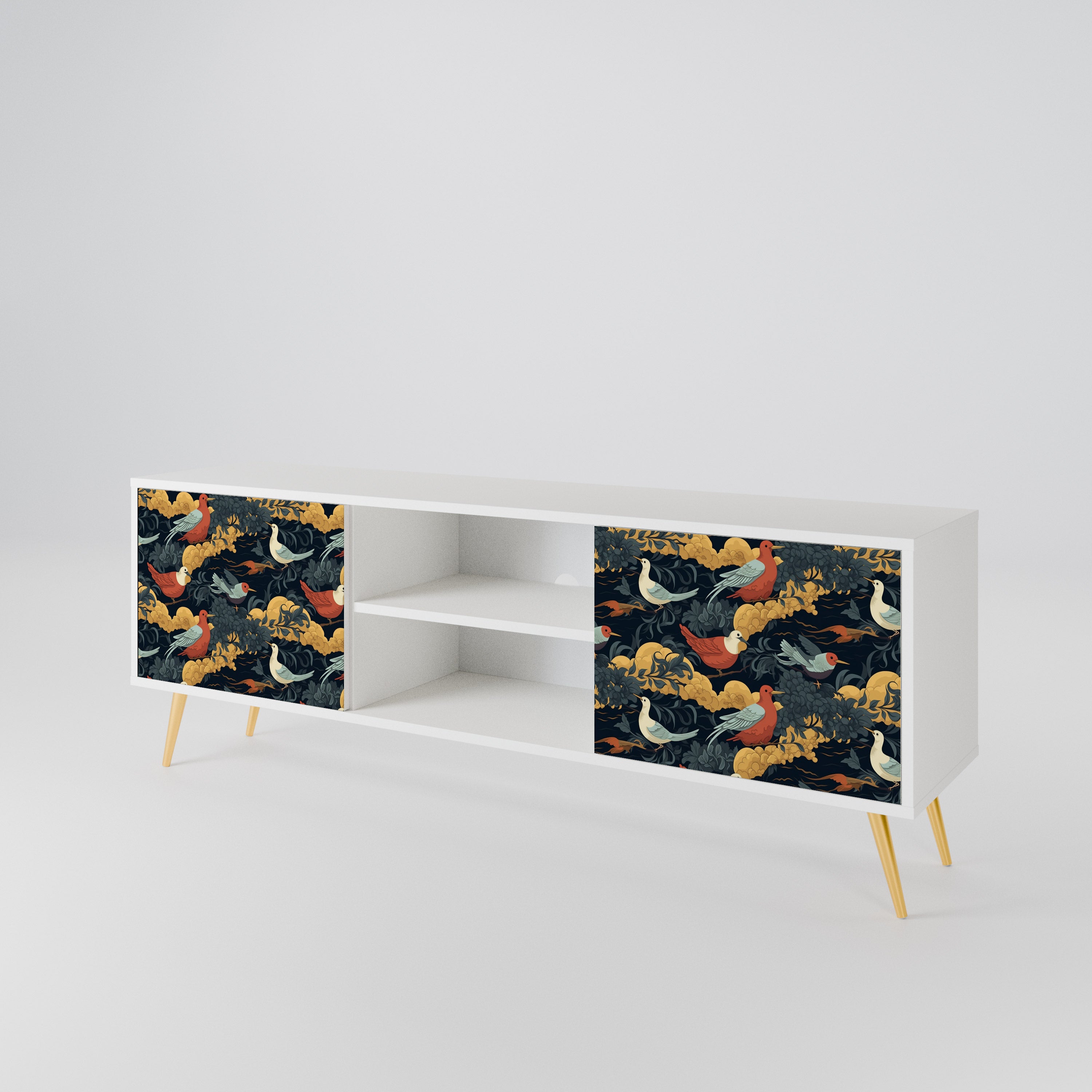 FOWLY DAZE 2-Door TV Cabinet