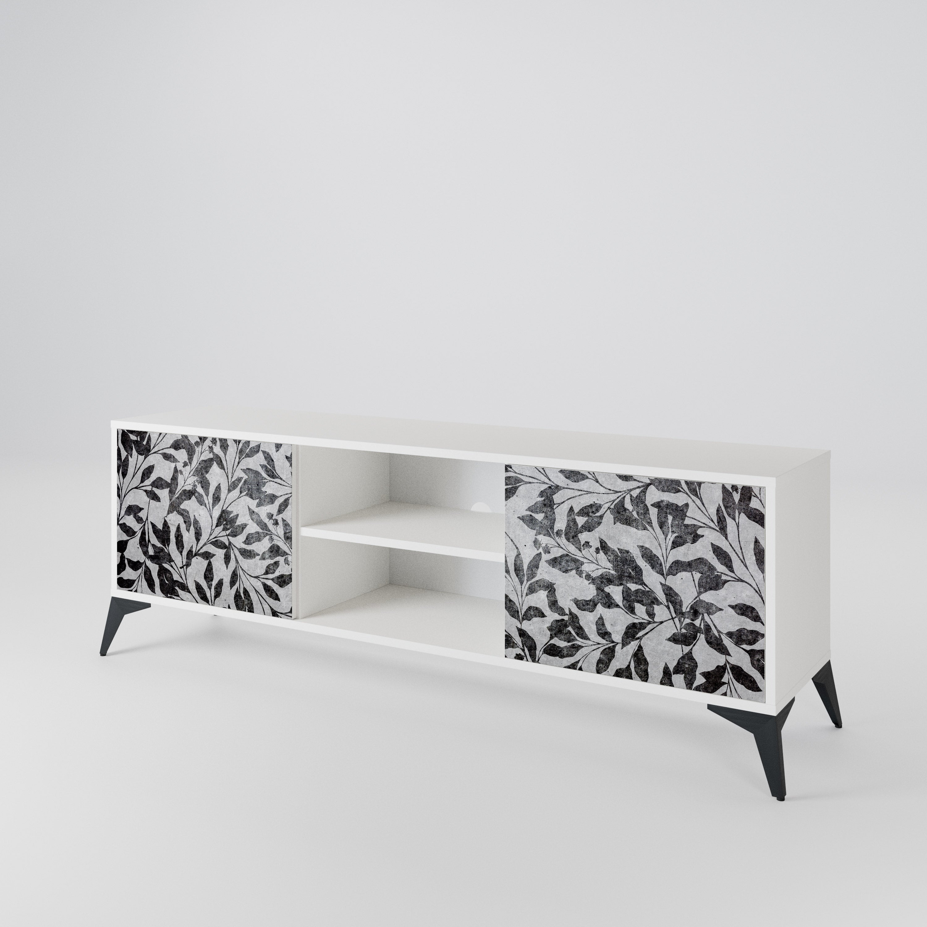 CHARCOAL SPROUT 2-Door TV Cabinet