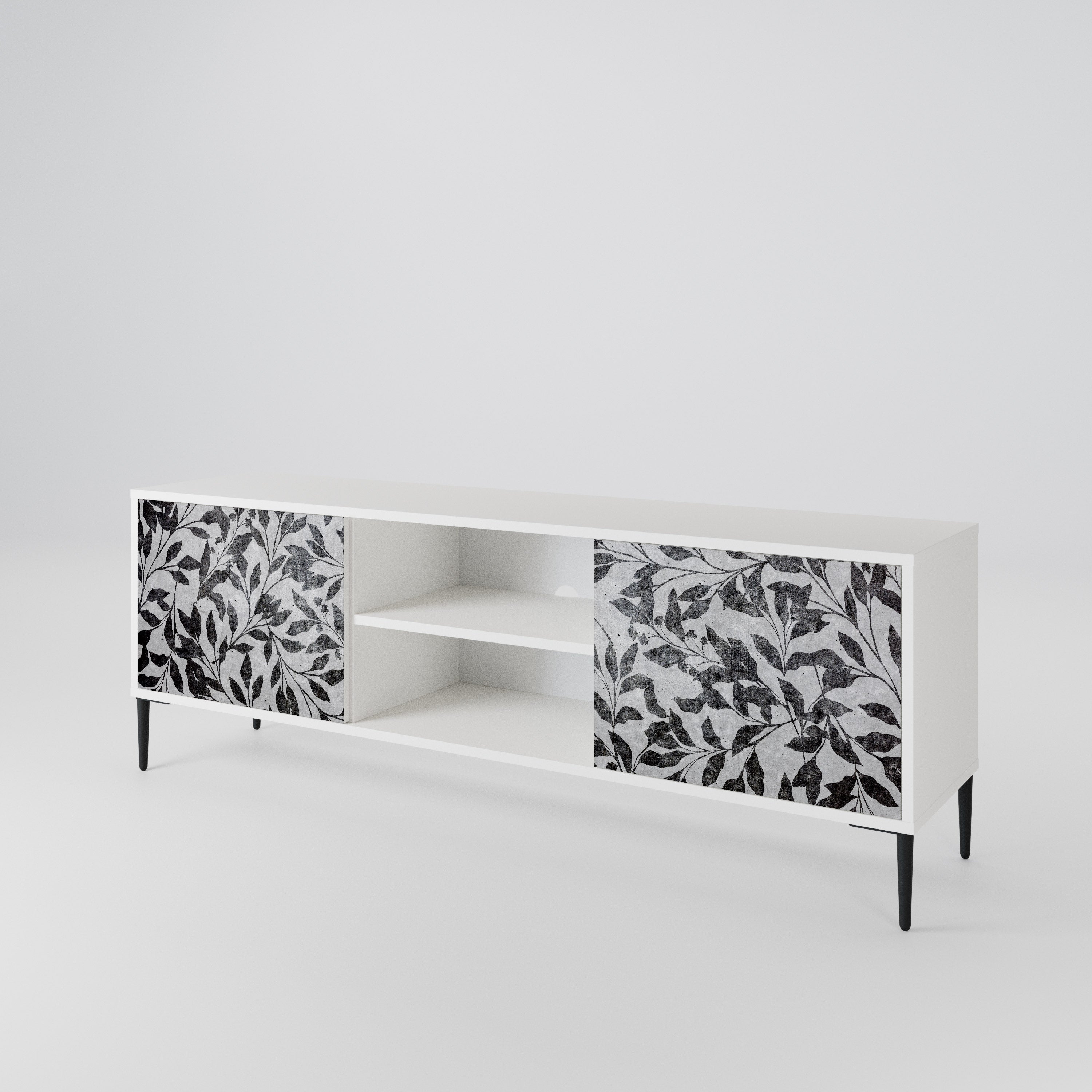 CHARCOAL SPROUT 2-Door TV Cabinet