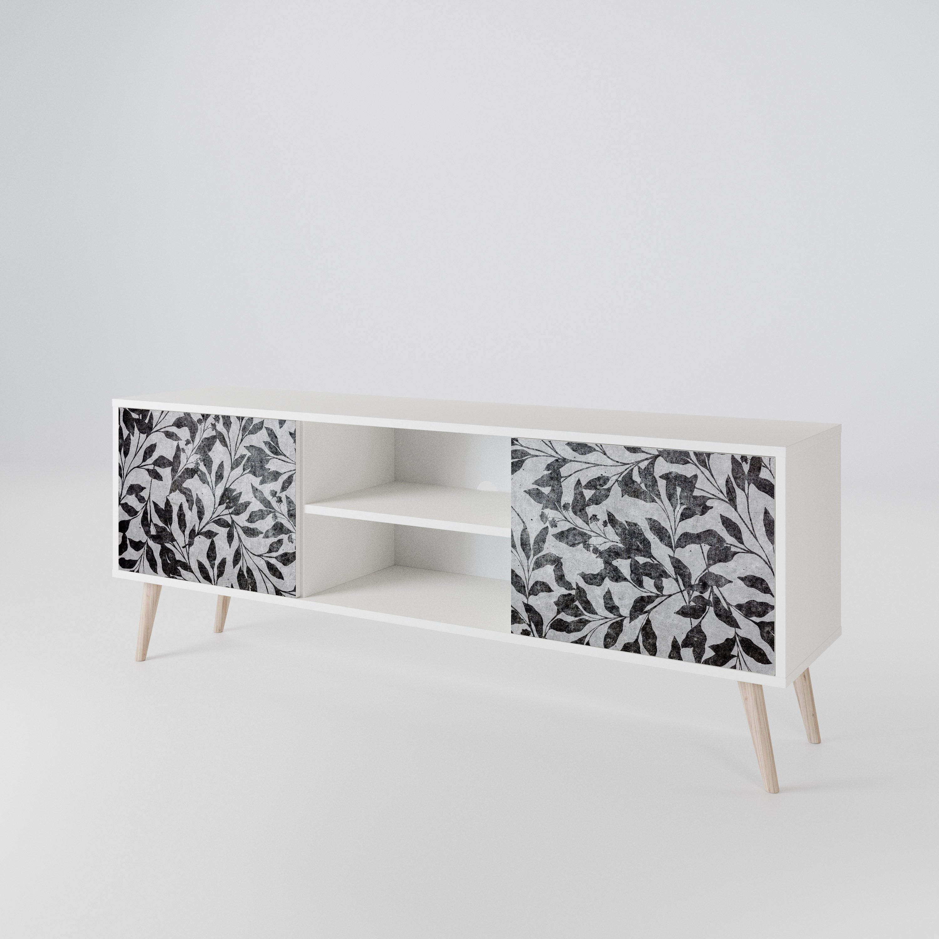 CHARCOAL SPROUT 2-Door TV Cabinet