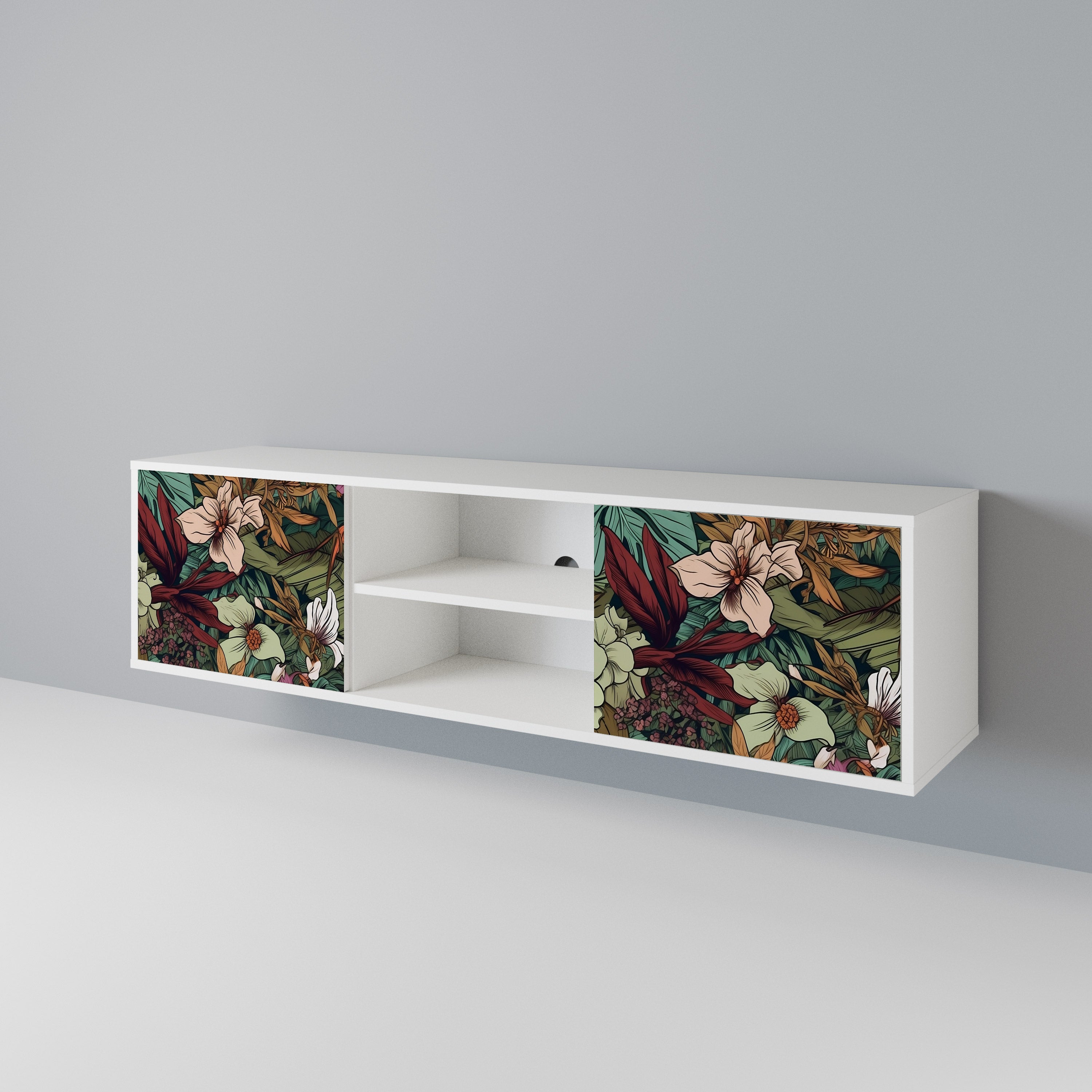 BOTANICAL EMERGENCE 2-Door TV Cabinet