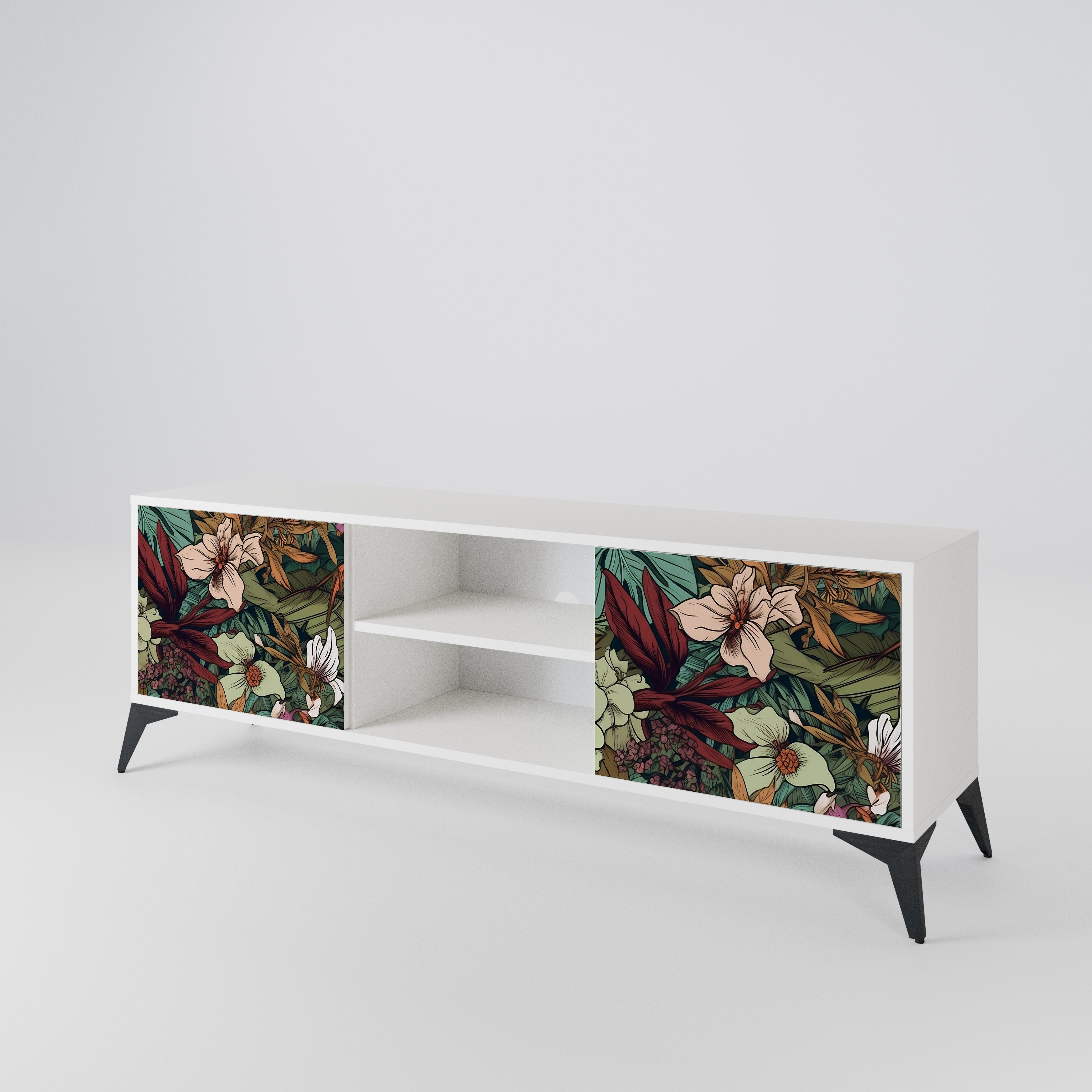 BOTANICAL EMERGENCE 2-Door TV Cabinet