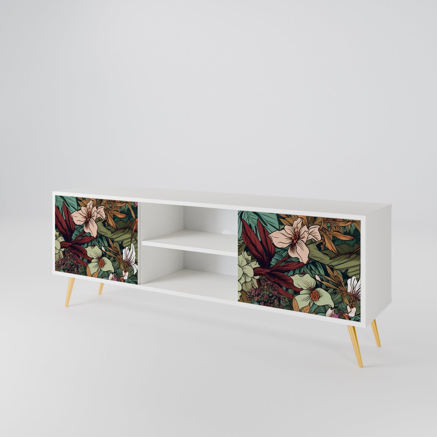 BOTANICAL EMERGENCE 2-Door TV Cabinet