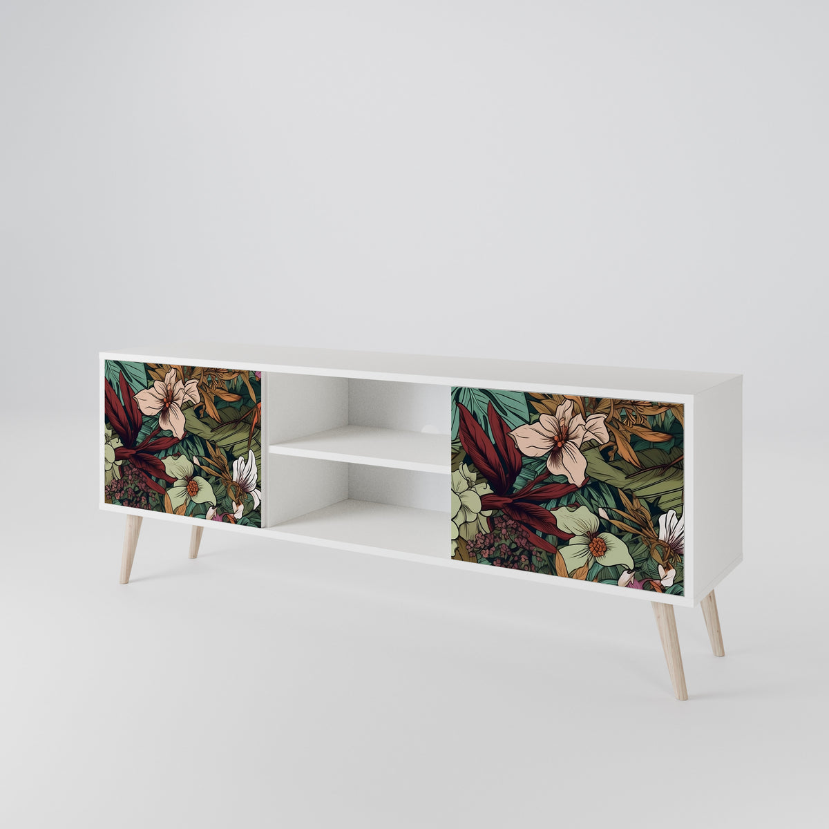 BOTANICAL EMERGENCE 2-Door TV Cabinet