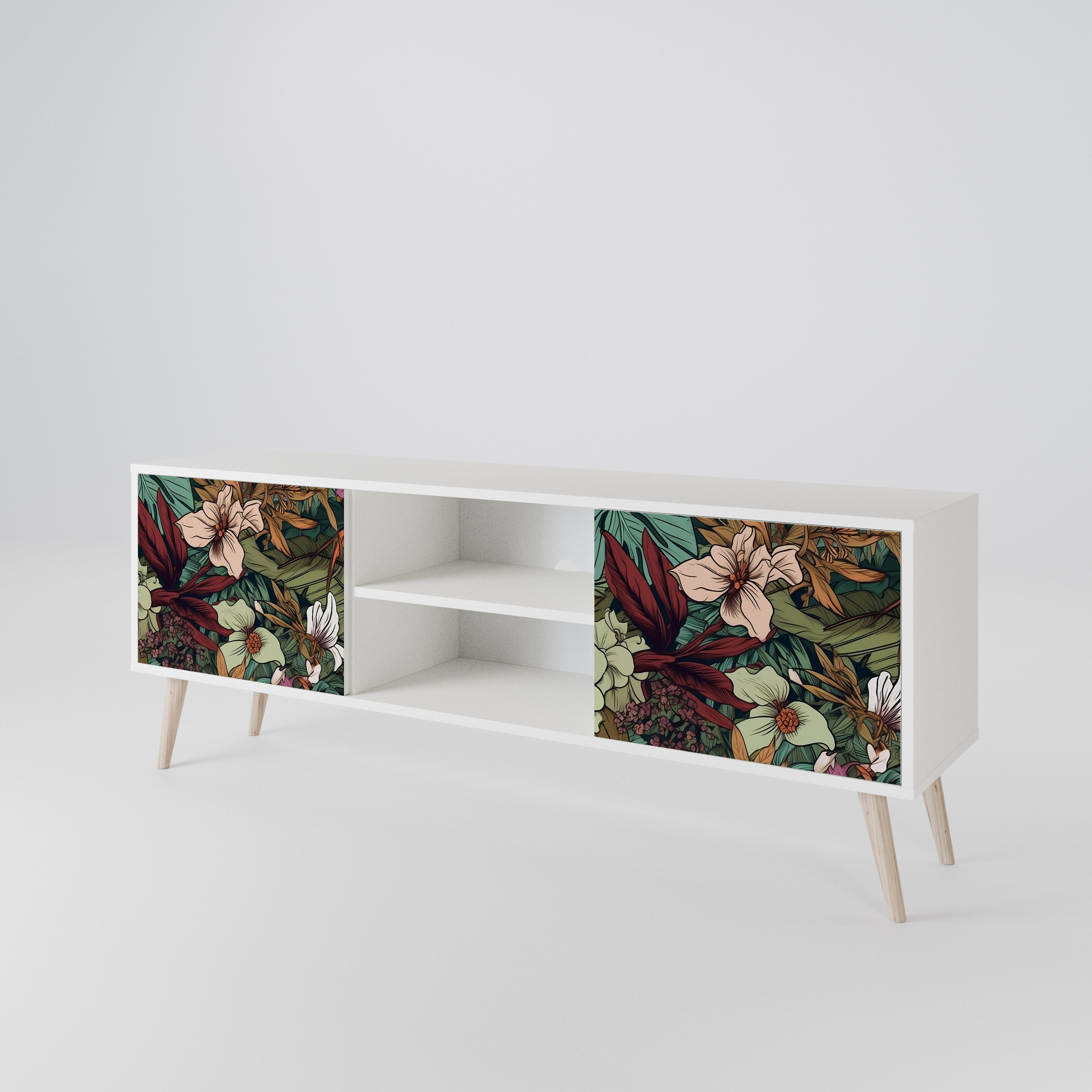 BOTANICAL EMERGENCE 2-Door TV Cabinet