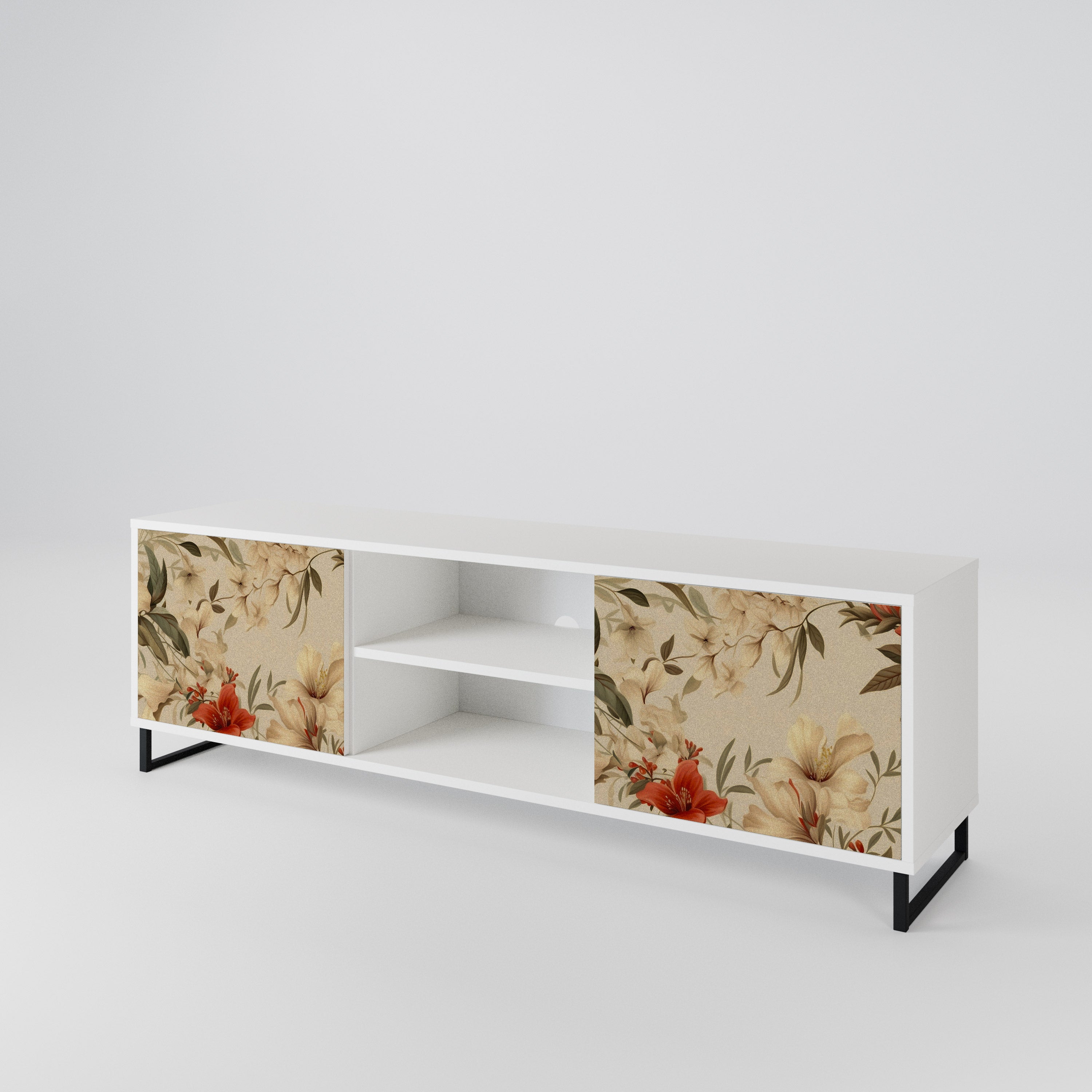 BLOOMING HARMONY 2-Door TV Cabinet