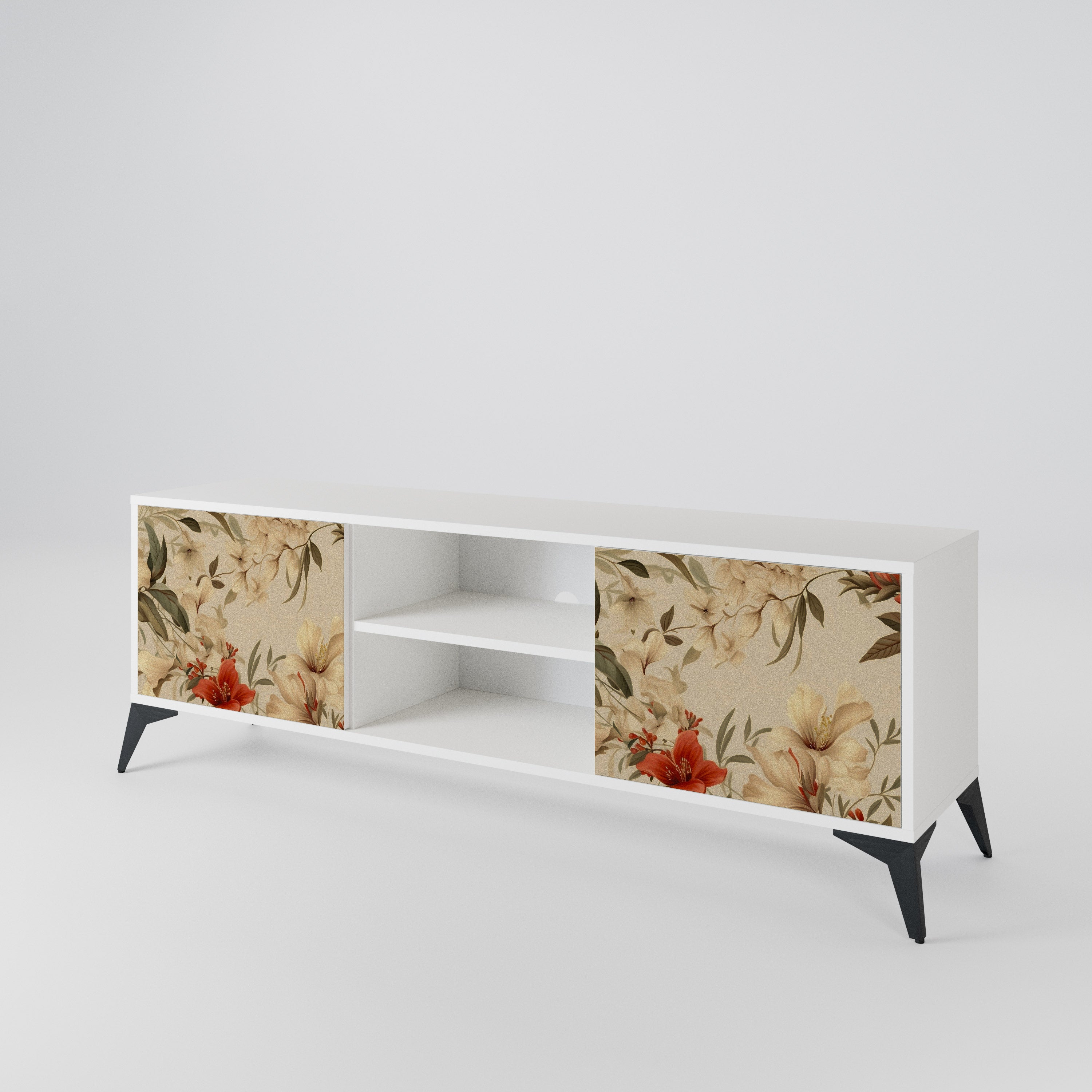 BLOOMING HARMONY 2-Door TV Cabinet