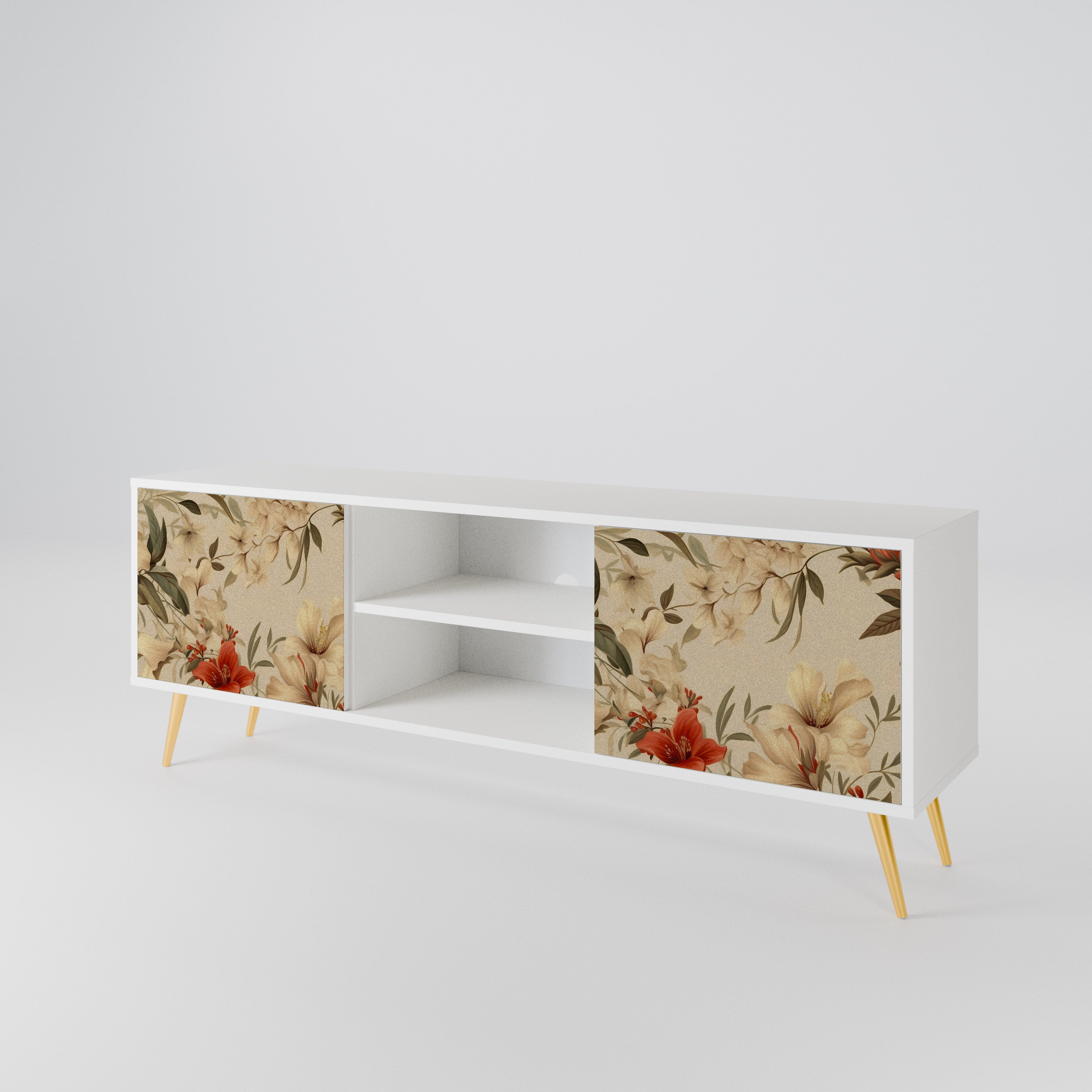 BLOOMING HARMONY 2-Door TV Cabinet
