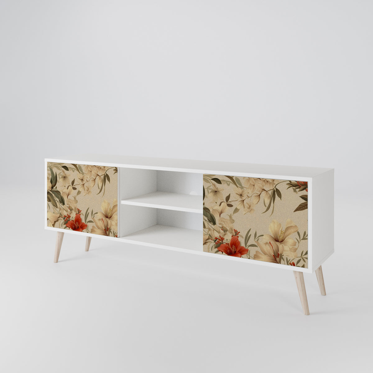 BLOOMING HARMONY 2-Door TV Cabinet