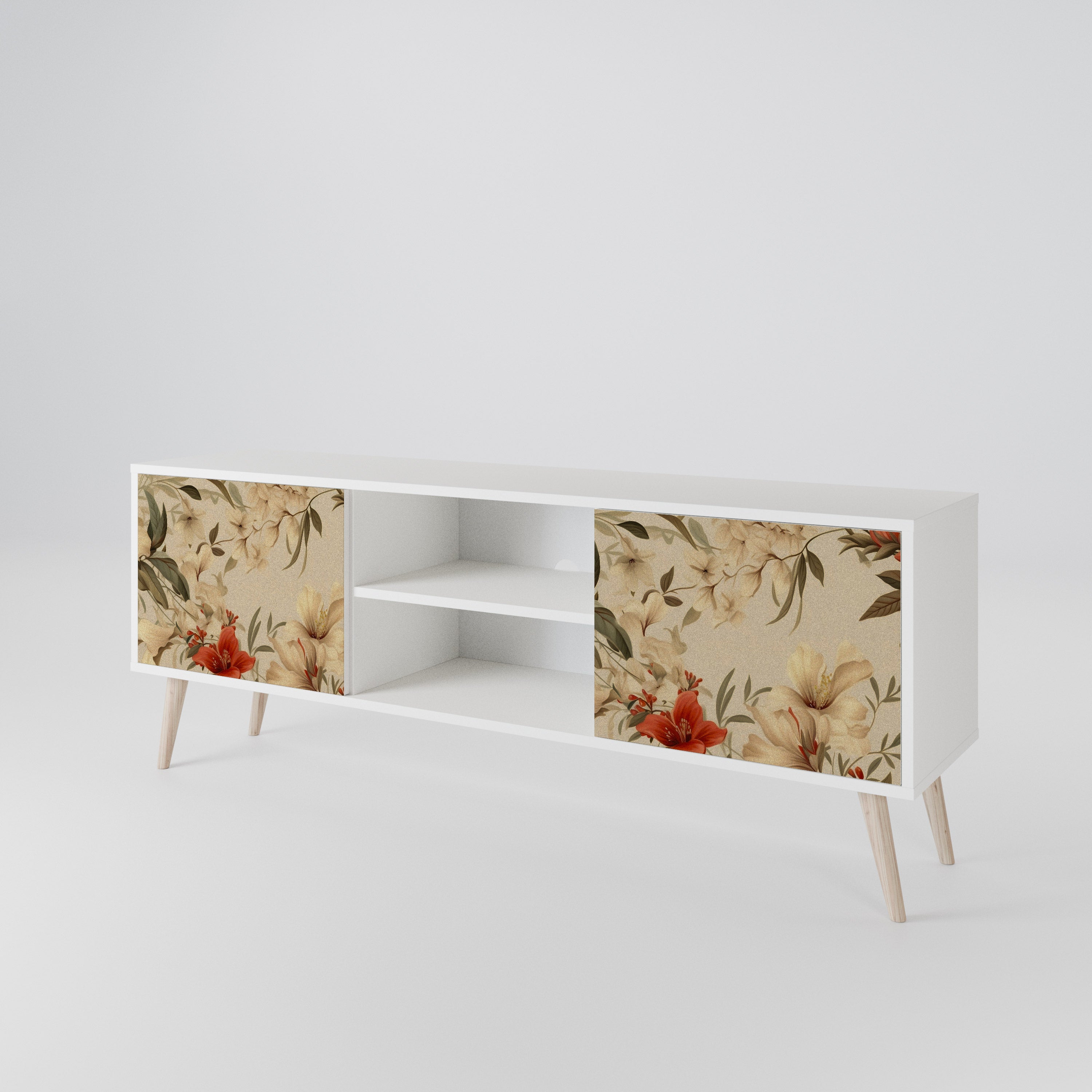 BLOOMING HARMONY 2-Door TV Cabinet