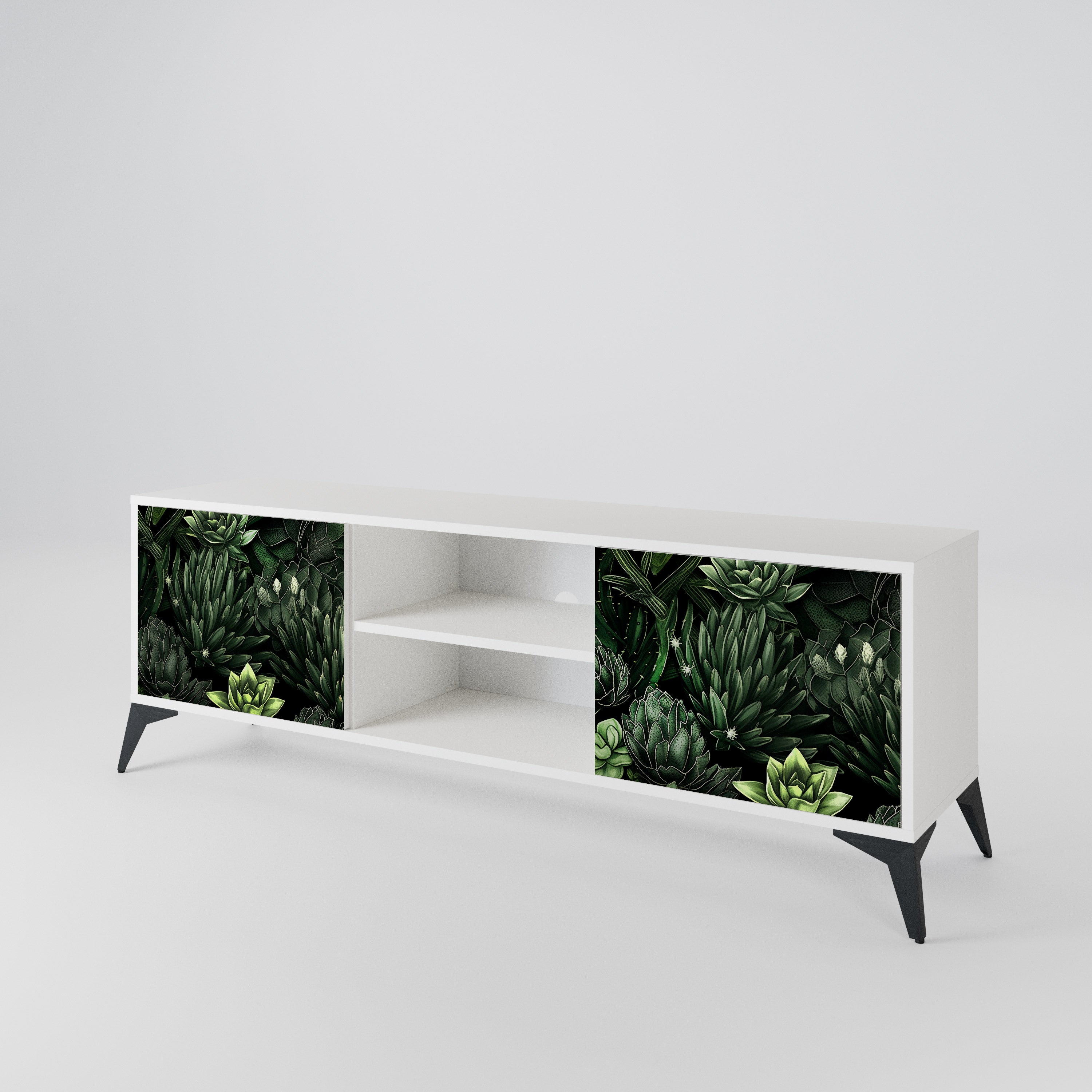 SUCCULENT JUNGLE 2-Door TV Cabinet