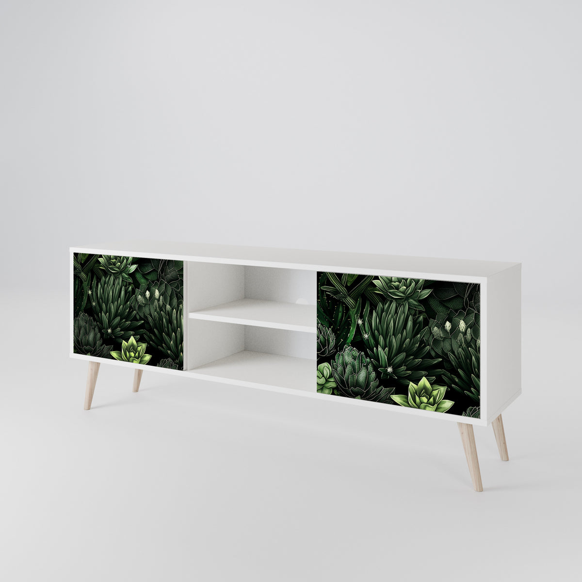 SUCCULENT JUNGLE 2-Door TV Cabinet