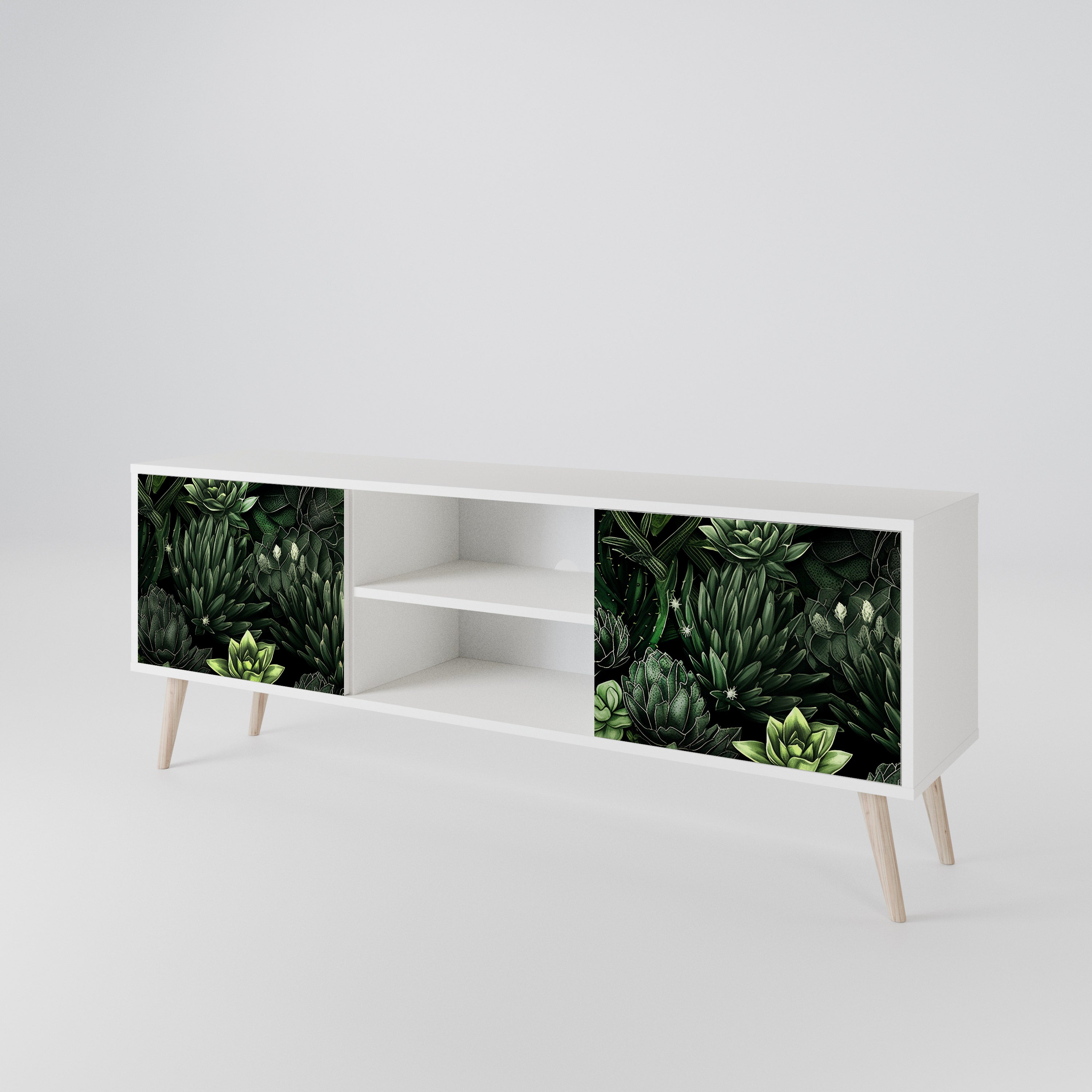 SUCCULENT JUNGLE 2-Door TV Cabinet