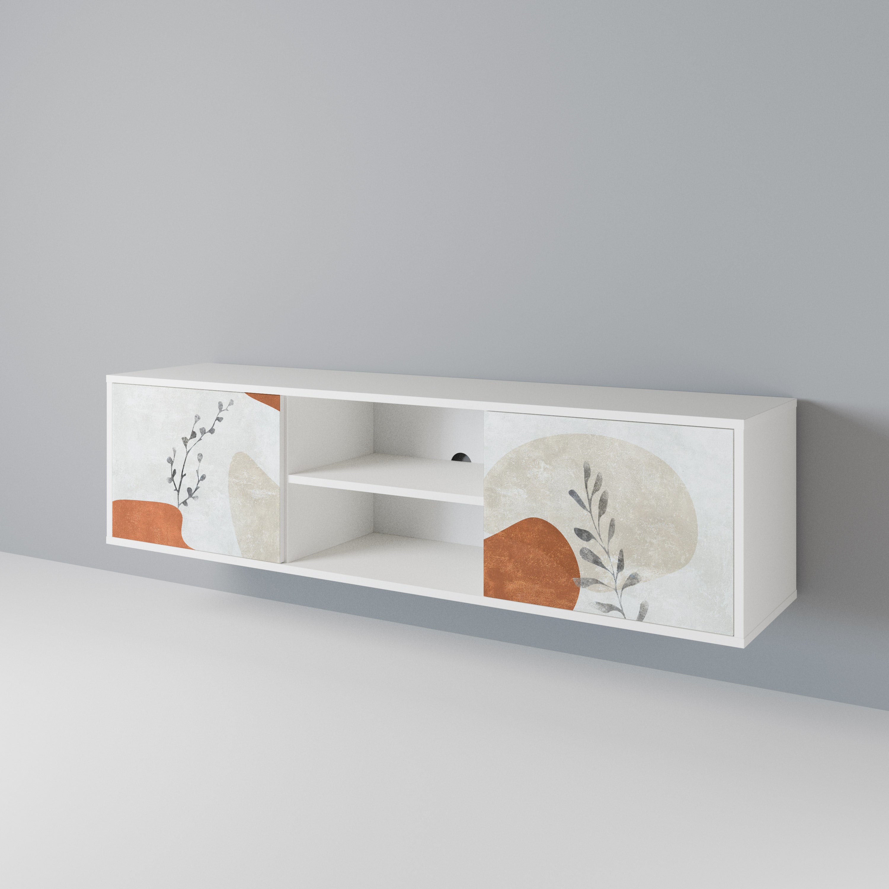 TRANQUIL TWIG 2-Door TV Cabinet