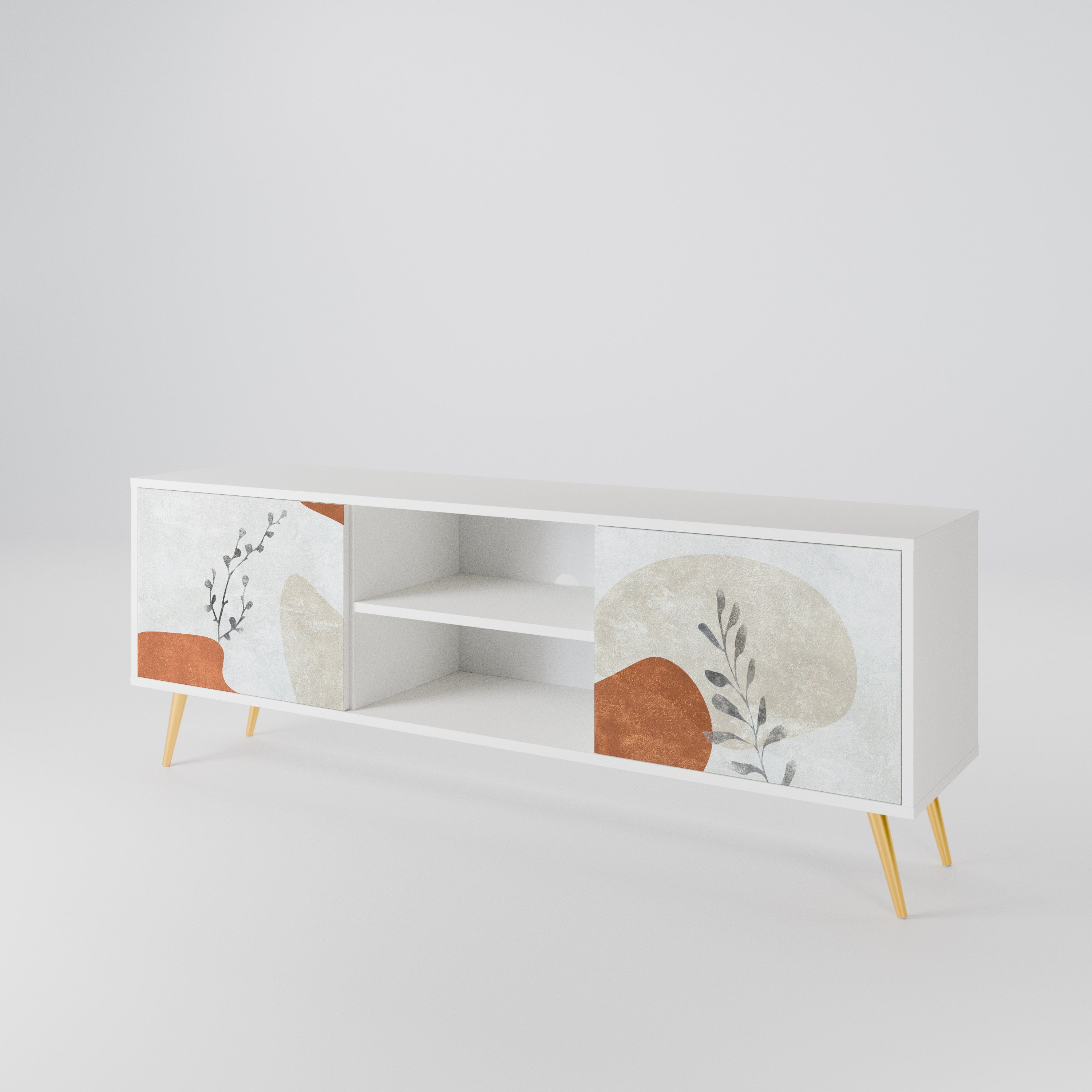 TRANQUIL TWIG 2-Door TV Cabinet