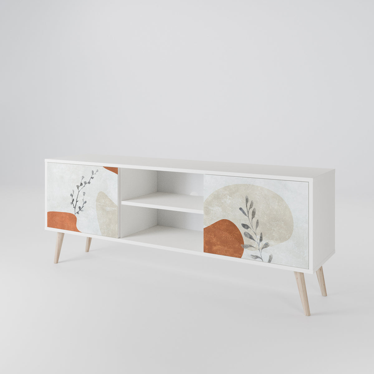 TRANQUIL TWIG 2-Door TV Cabinet