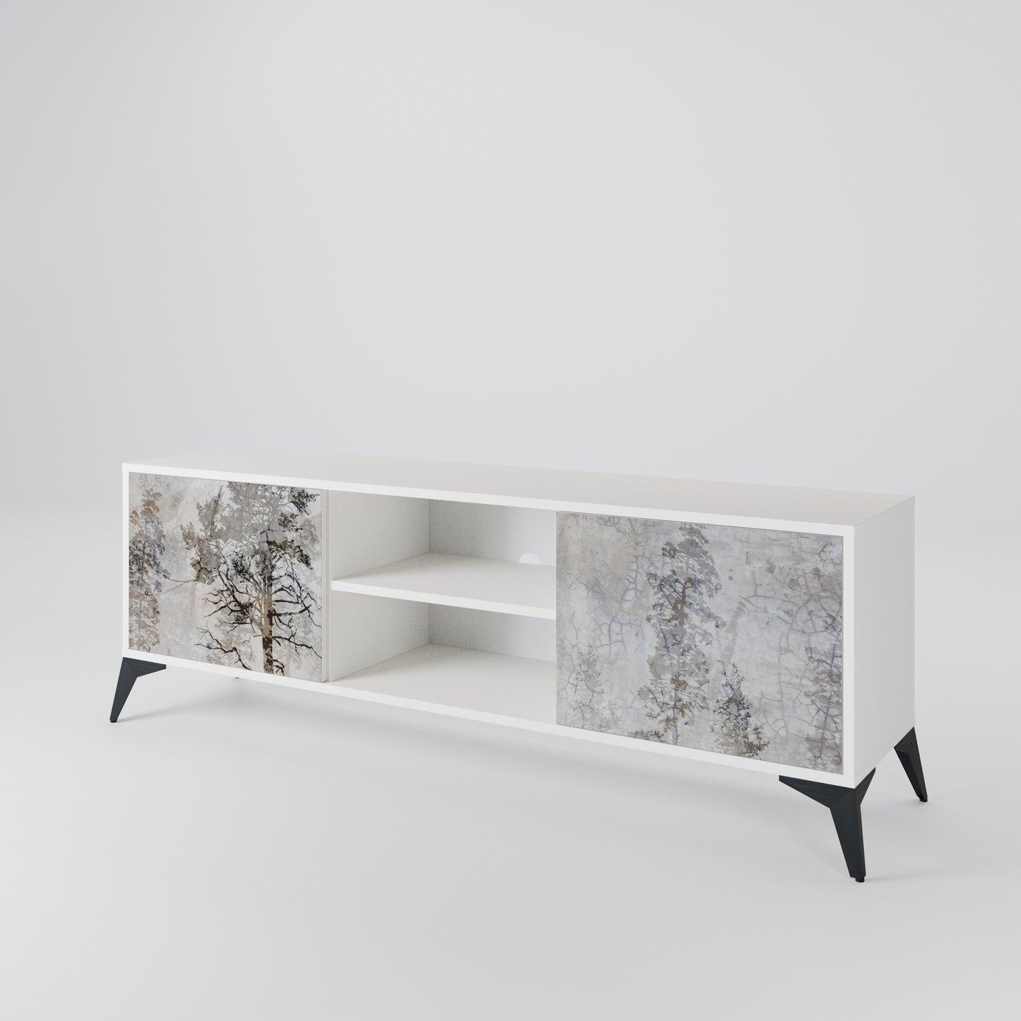 FADE IN THE TREES 2-Door TV Cabinet
