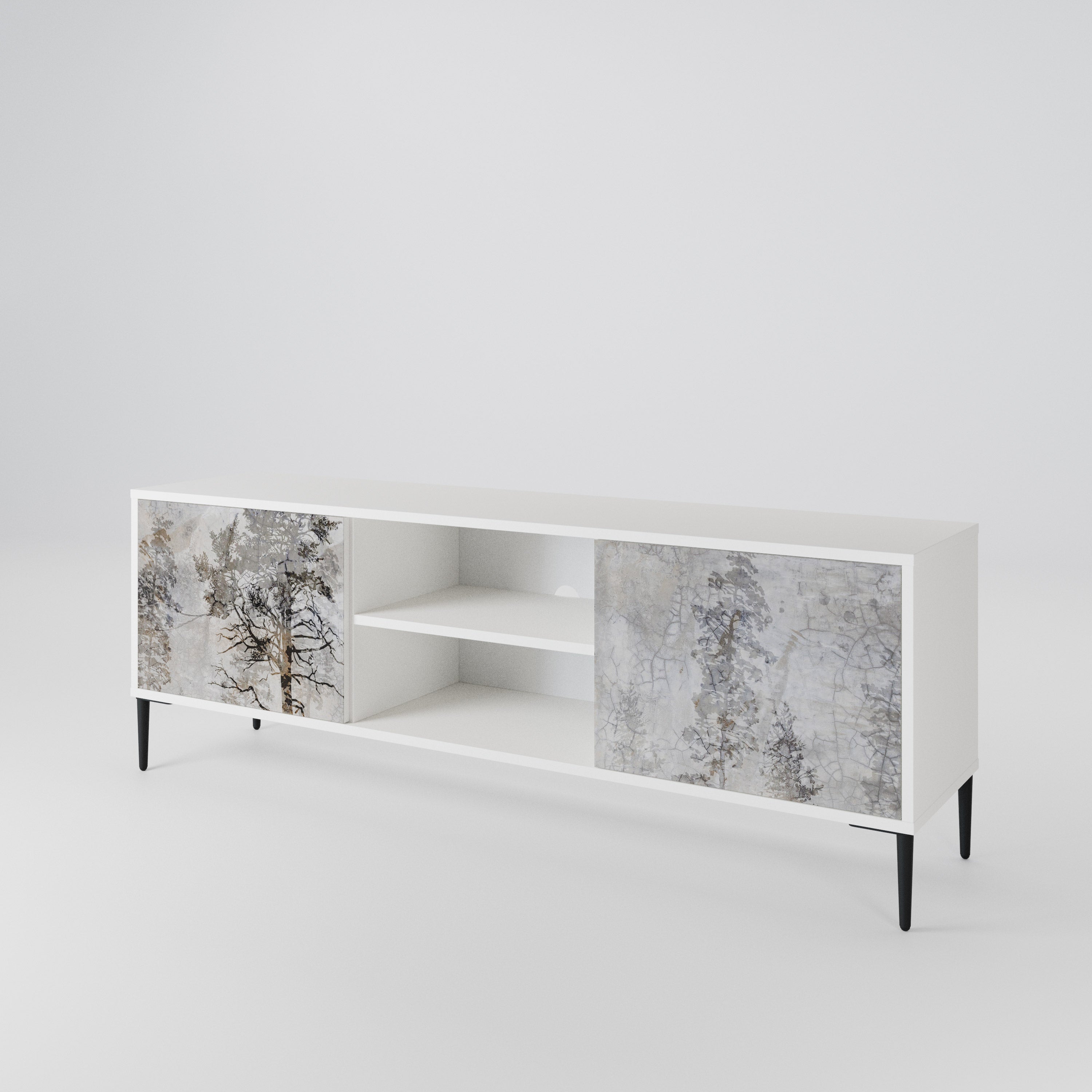 FADE IN THE TREES 2-Door TV Cabinet
