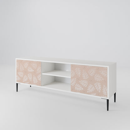 LEAVES ON BEIGE 2-Door TV Cabinet