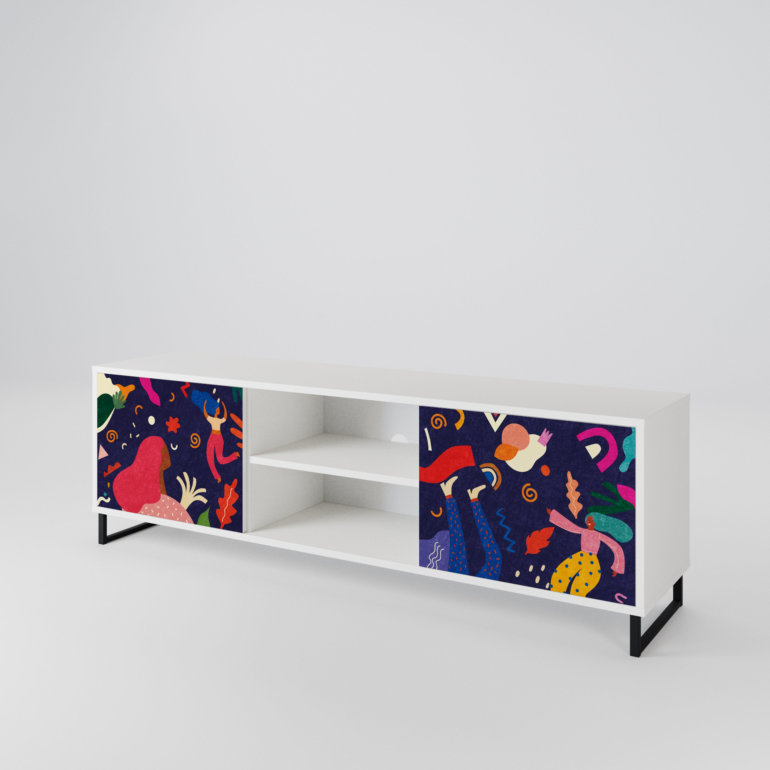 FESTIVE PLEASURES 2-Door TV Cabinet