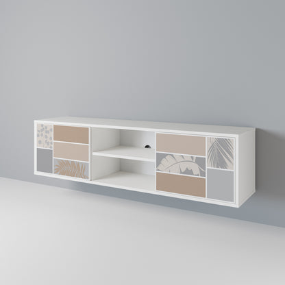TROPICAL SHAPES 2-Door TV Cabinet