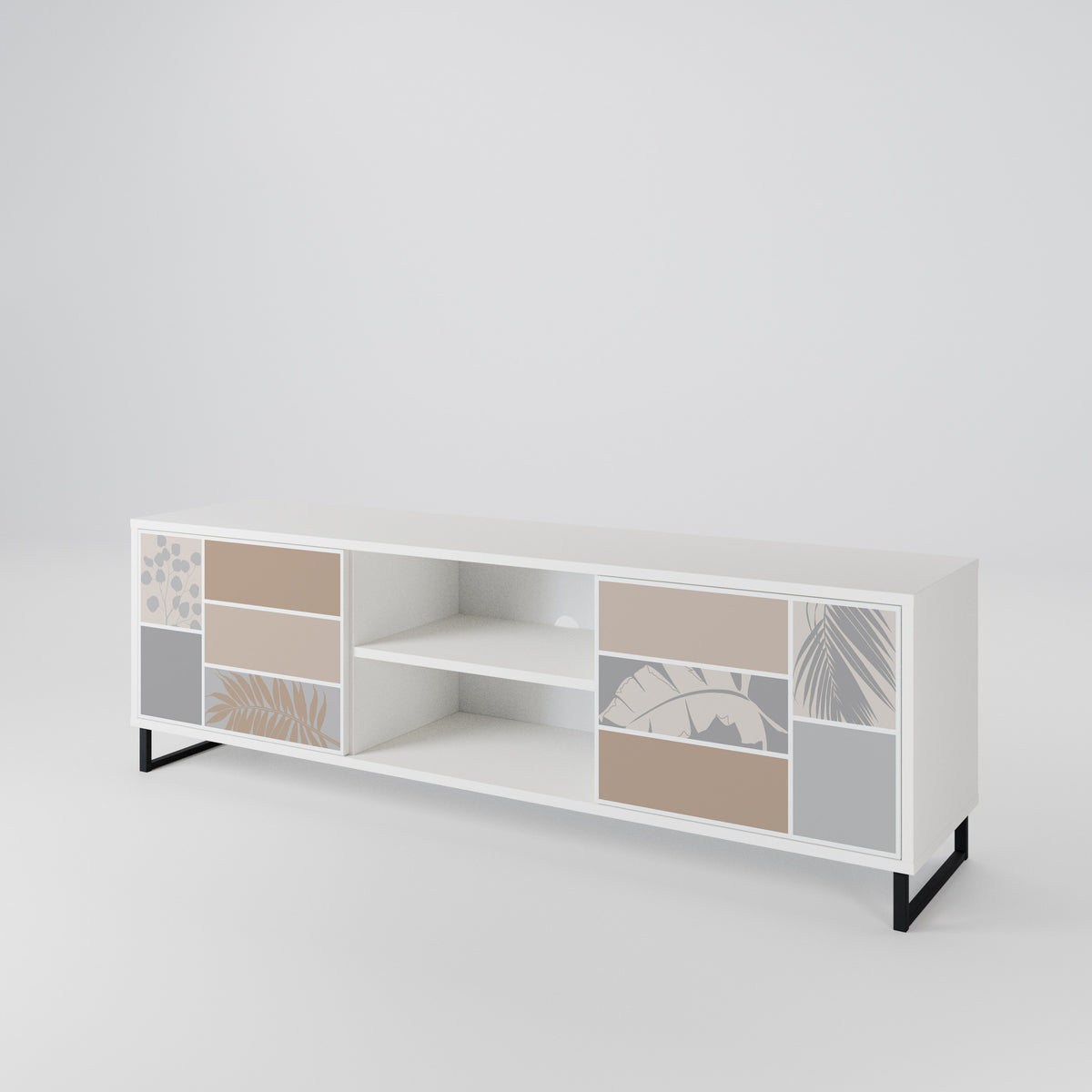 TROPICAL SHAPES 2-Door TV Cabinet