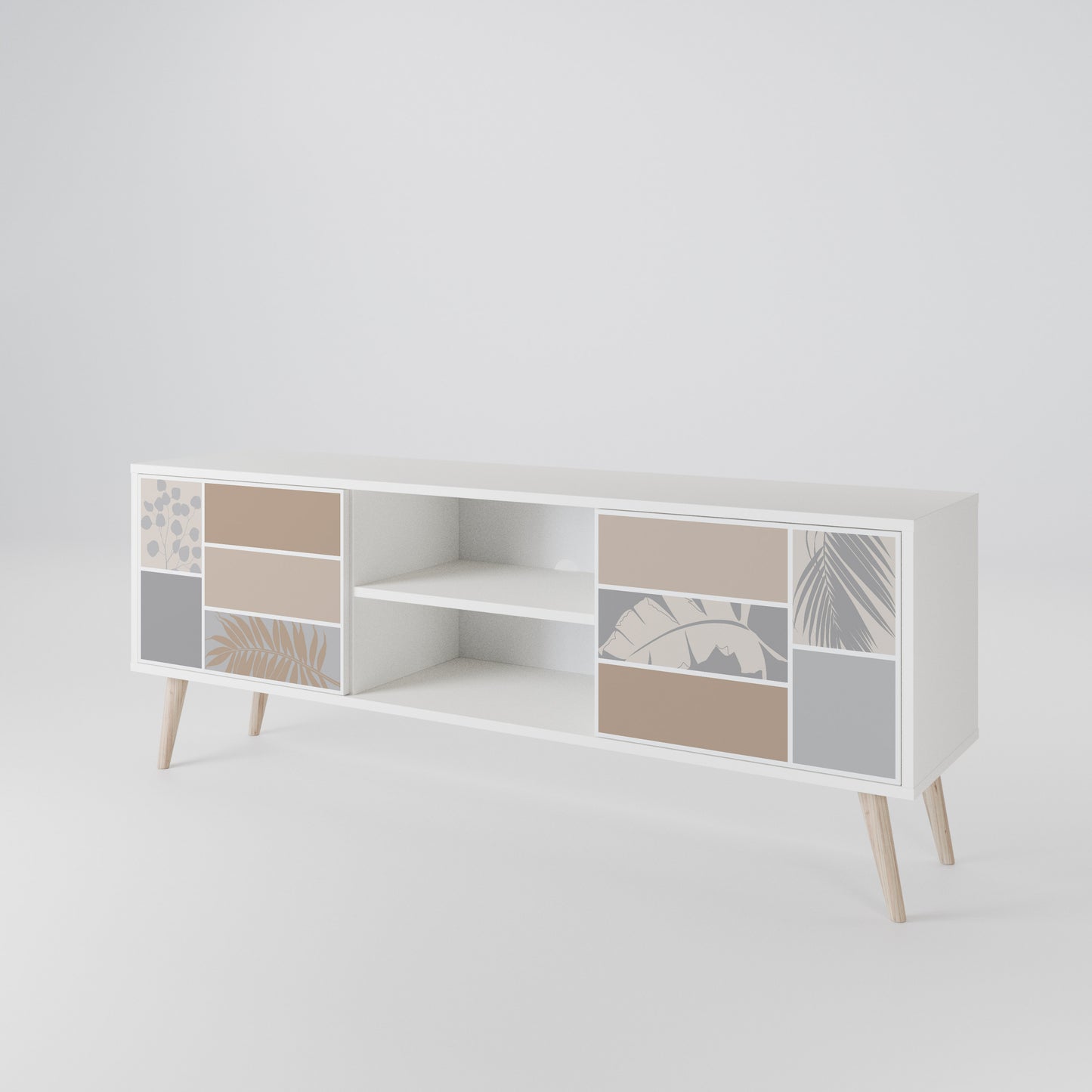 TROPICAL SHAPES 2-Door TV Cabinet