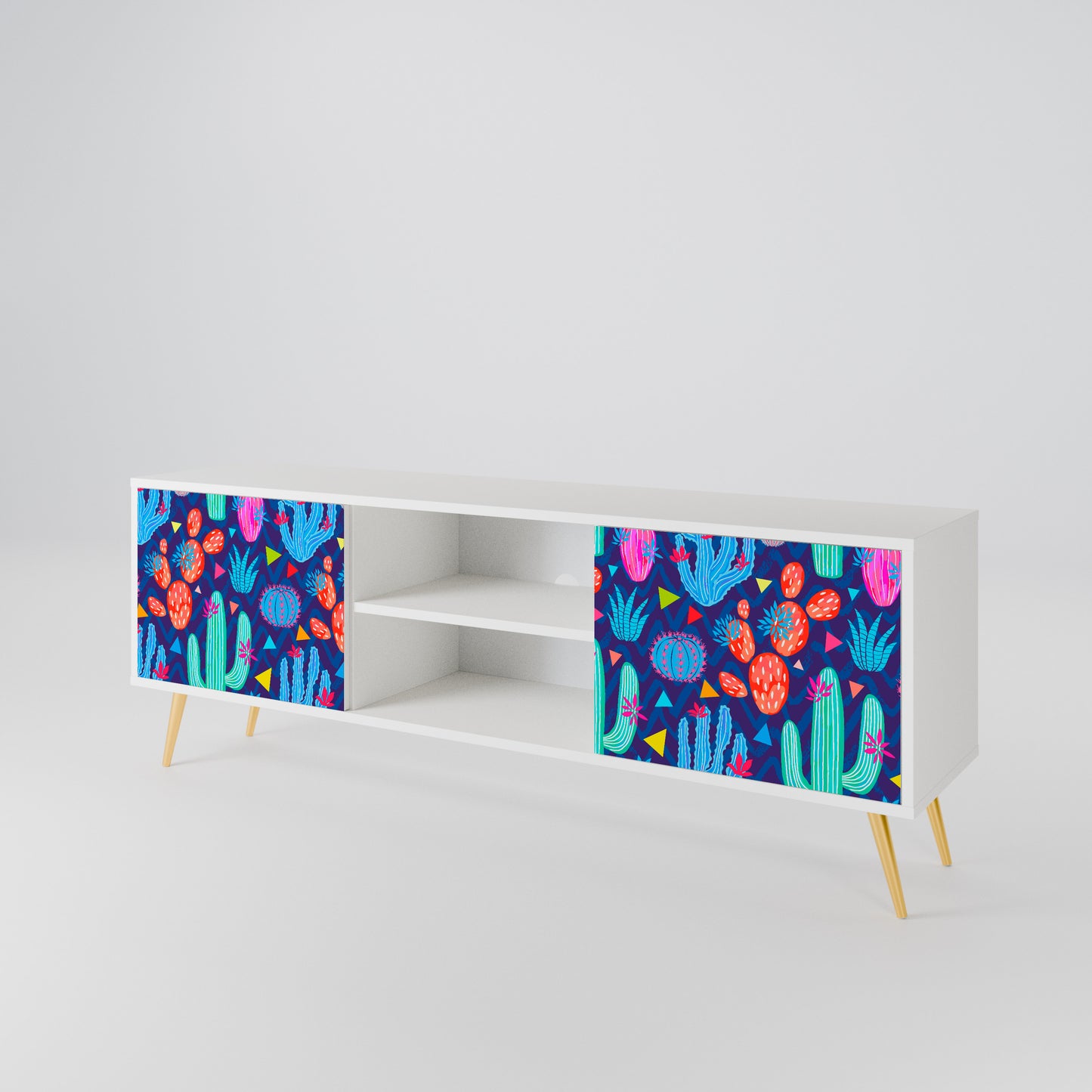 CACTUS VIBES 2-Door TV Cabinet
