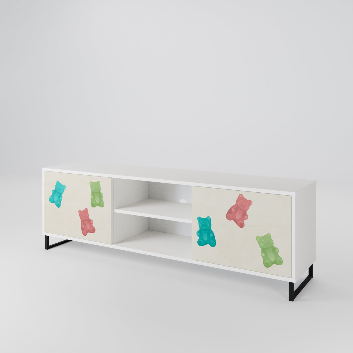 GUMMY BEARS 2-Door TV Cabinet