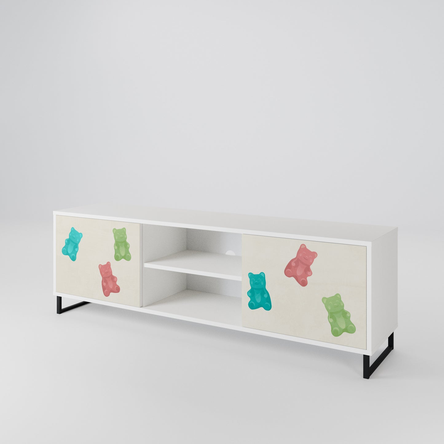 GUMMY BEARS 2-Door TV Cabinet