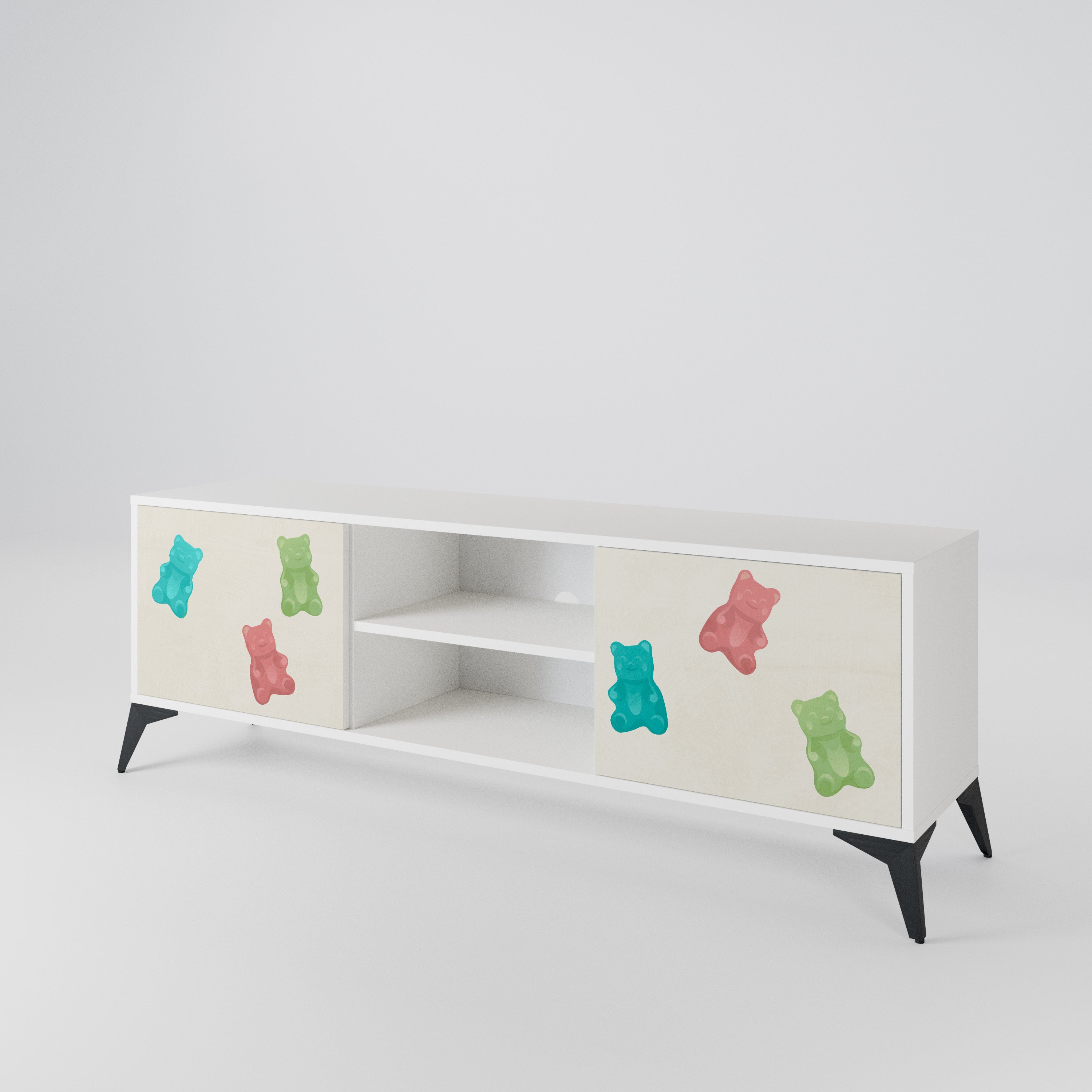 GUMMY BEARS 2-Door TV Cabinet