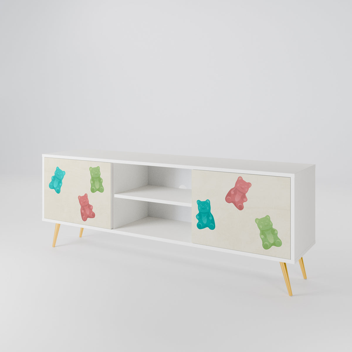 GUMMY BEARS 2-Door TV Cabinet