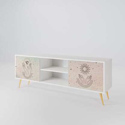 DELICATE BEAUTY 2-Door TV Cabinet