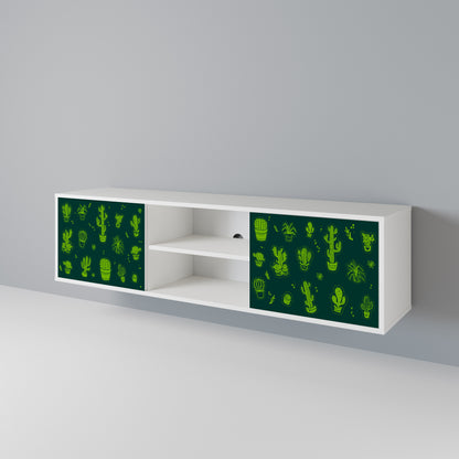 DESERT GREEN 2-Door TV Cabinet