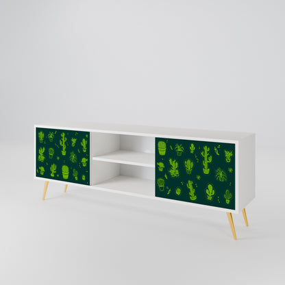 DESERT GREEN 2-Door TV Cabinet